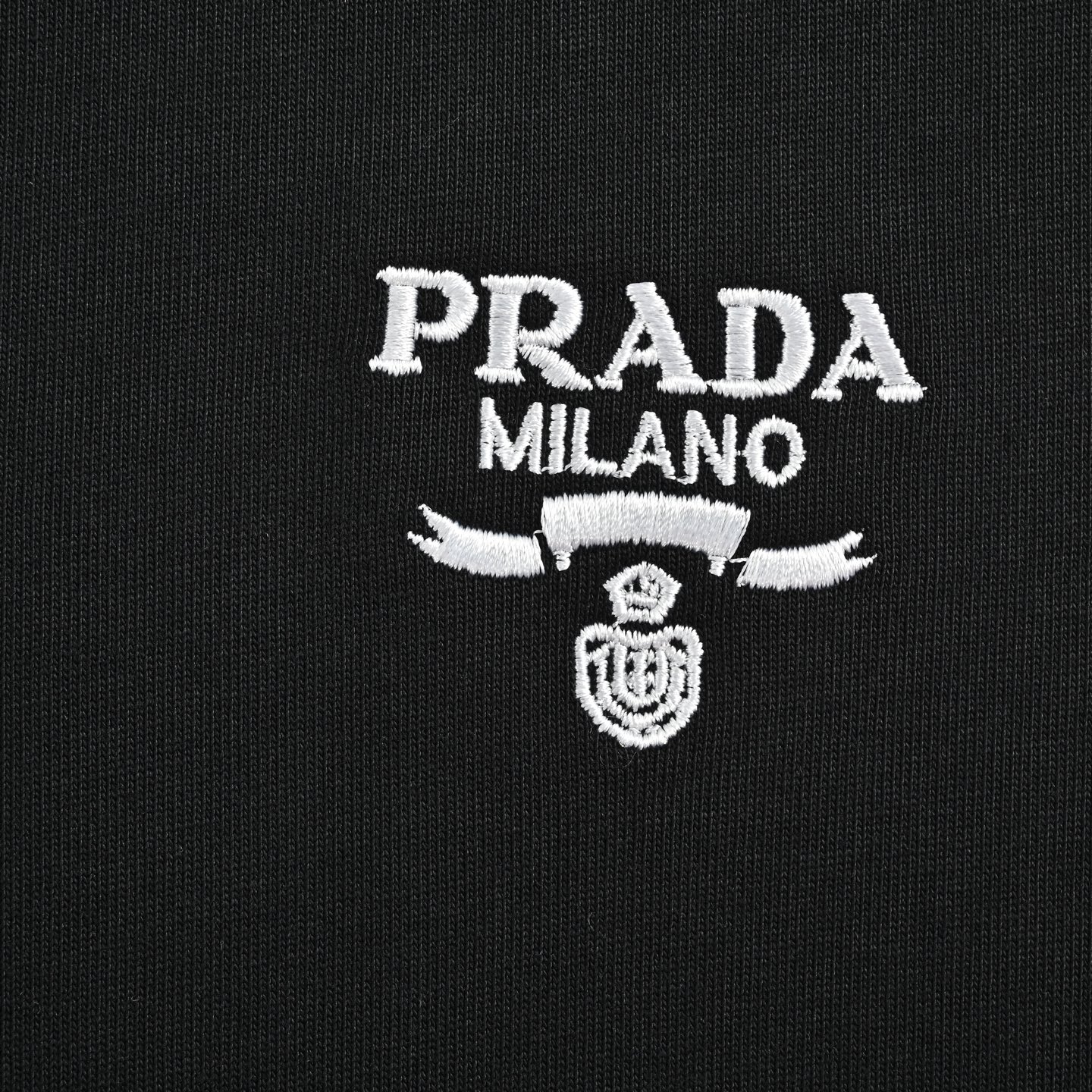 Prada/普拉达 经典徽标logo刺绣短袖