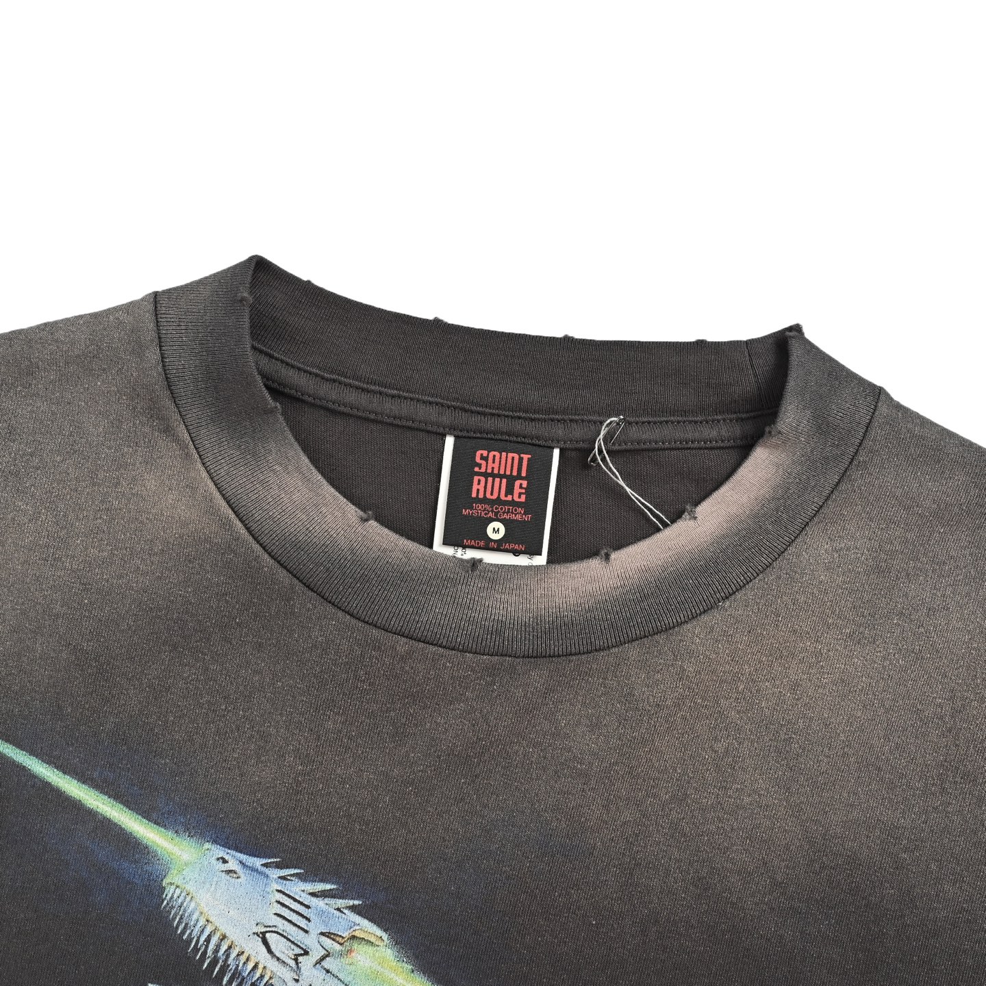 SAINT MICHAEL 机械霸王龙印花短袖-Chinese UA Cheap High Quatity Brand Clothes Bags handbags Sneakers wholesale wholesaler seller from China Factory suppliers Fashion Clothing Shoes best Quality Beautiful Price SAINT MICHAEL 机械霸王龙印花短袖