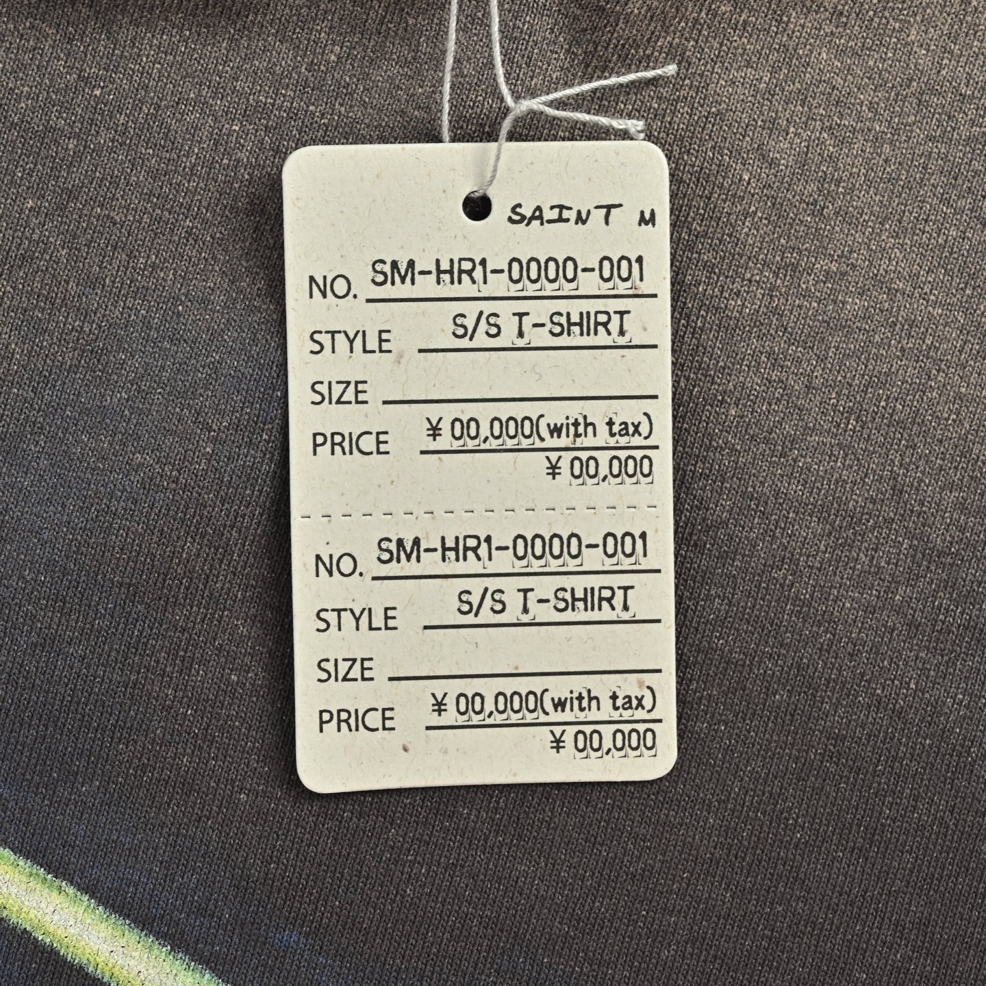 SAINT MICHAEL 机械霸王龙印花短袖-Chinese UA Cheap High Quatity Brand Clothes Bags handbags Sneakers wholesale wholesaler seller from China Factory suppliers Fashion Clothing Shoes best Quality Beautiful Price SAINT MICHAEL 机械霸王龙印花短袖