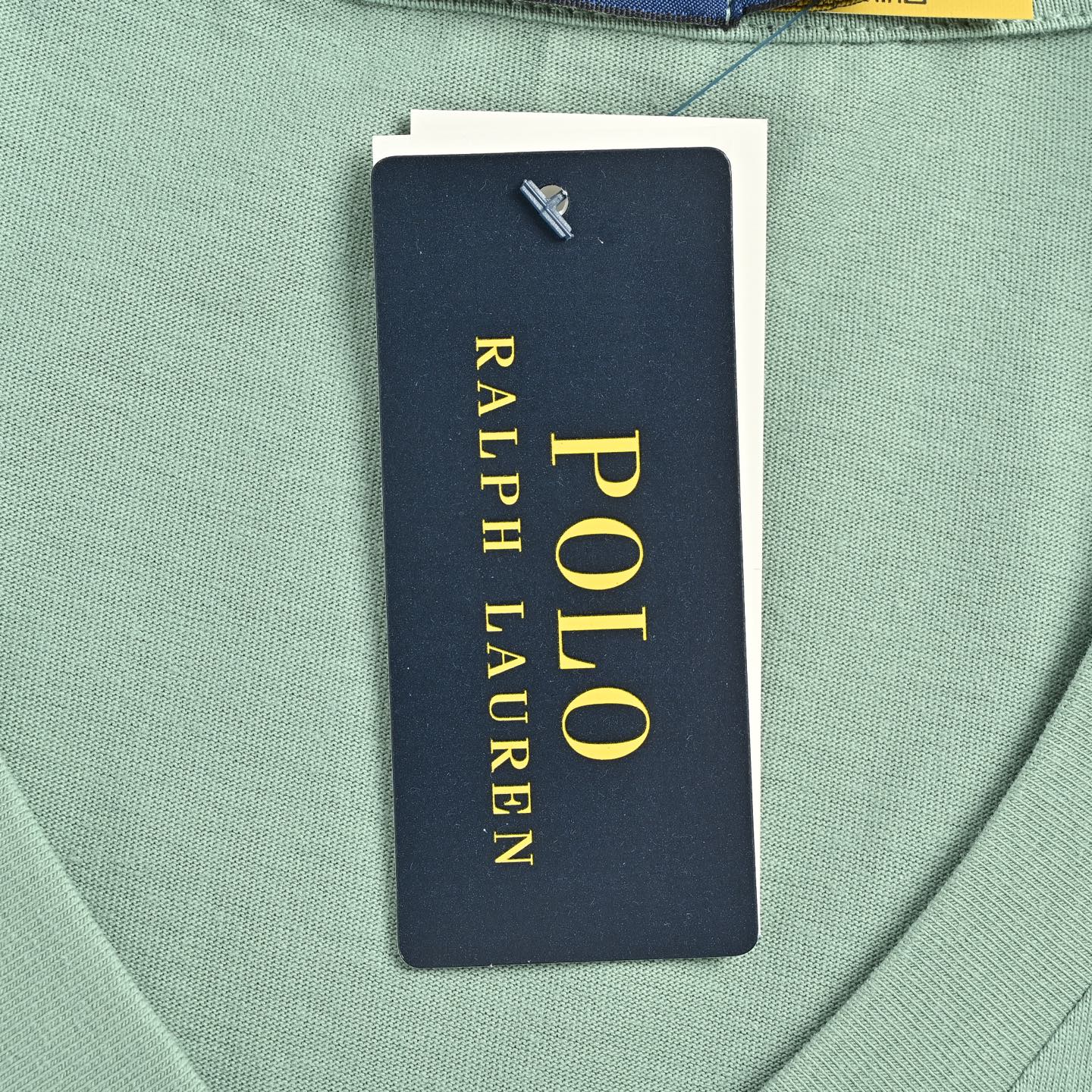 Ralph Lauren/拉夫劳伦 女士V领小马标刺绣短袖
