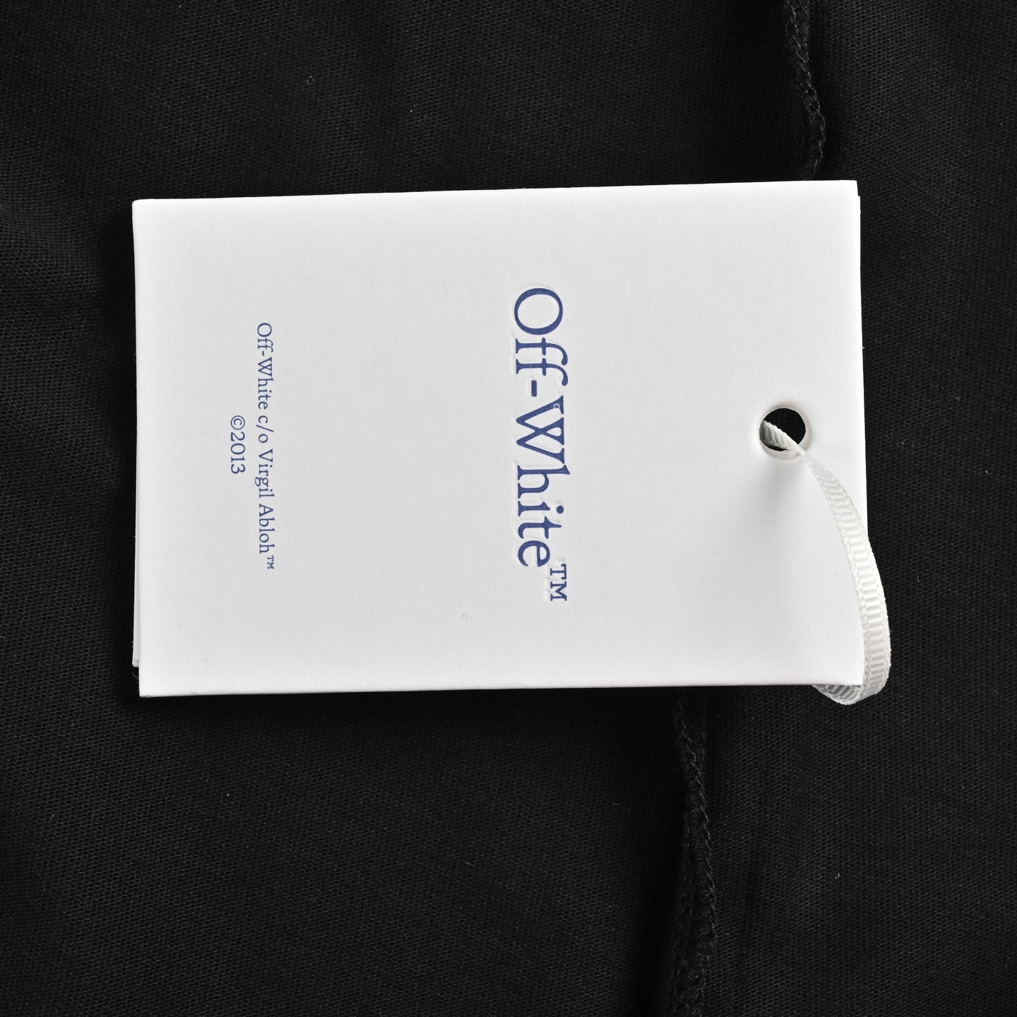 OFF WHITE CO VIRGIL 做旧金属船锚印花短袖