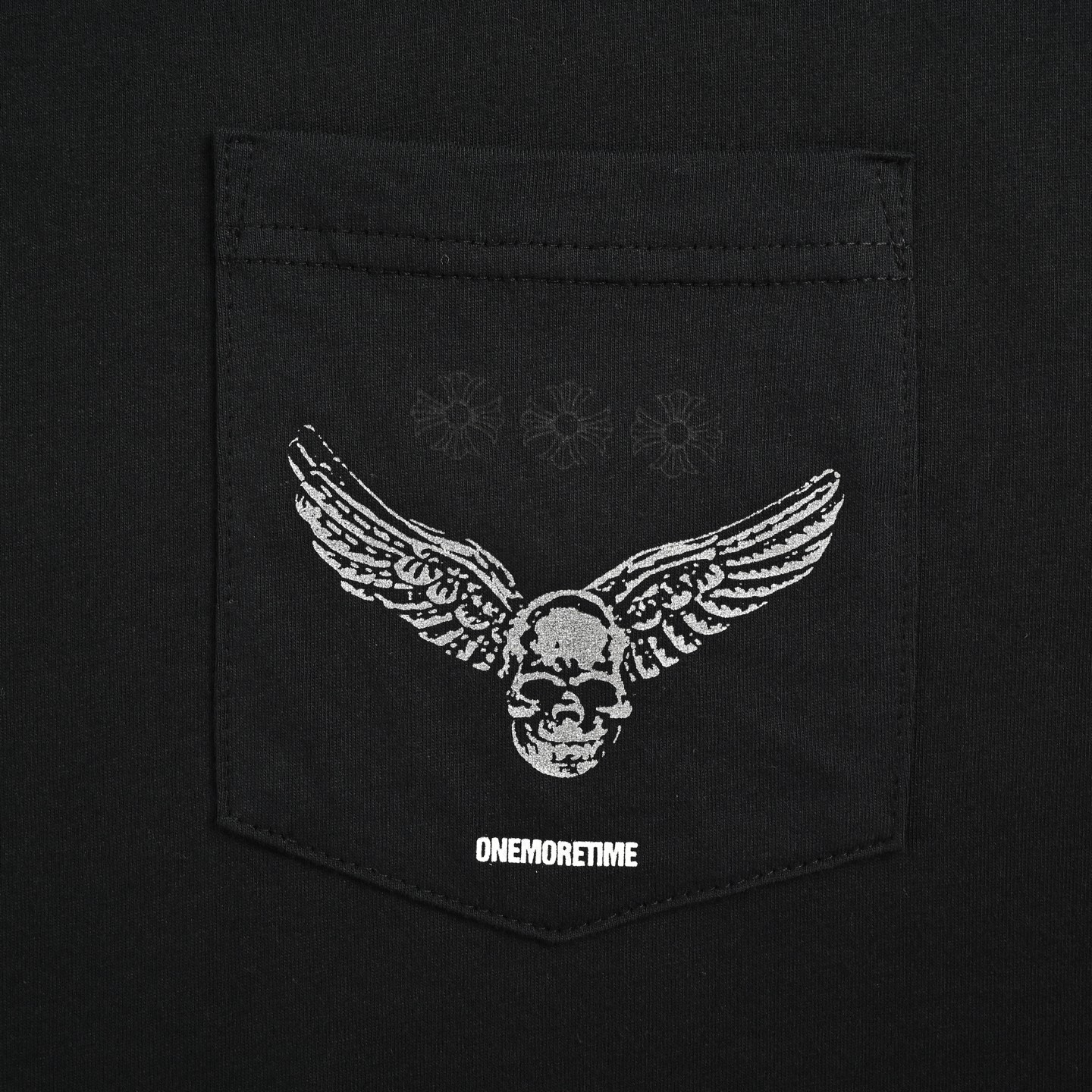 CHROME HEARTS/克罗心 骷髅视觉十字印花短袖-Top High Quatity Cheap Sneakers Fashion Clothing Clothes Bags handbags Shoes of all Brand wholesale With The best Quality And Beautiful Price from China Factory Chinese suppliers wholesaler seller CHROME HEARTS/克罗心 骷髅视觉十字印花短袖