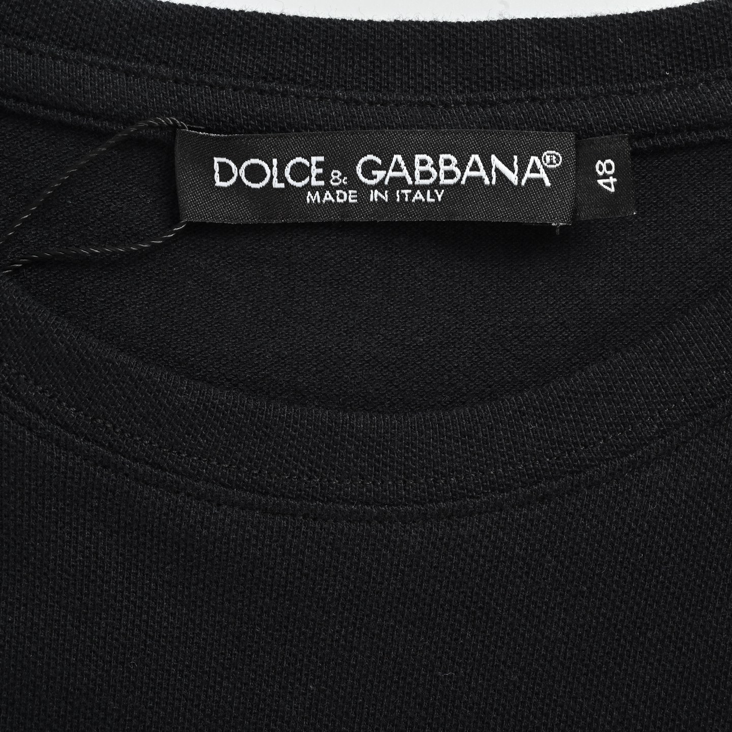 DOLCE & GABBANA杜嘉斑纳DG 标牌短袖