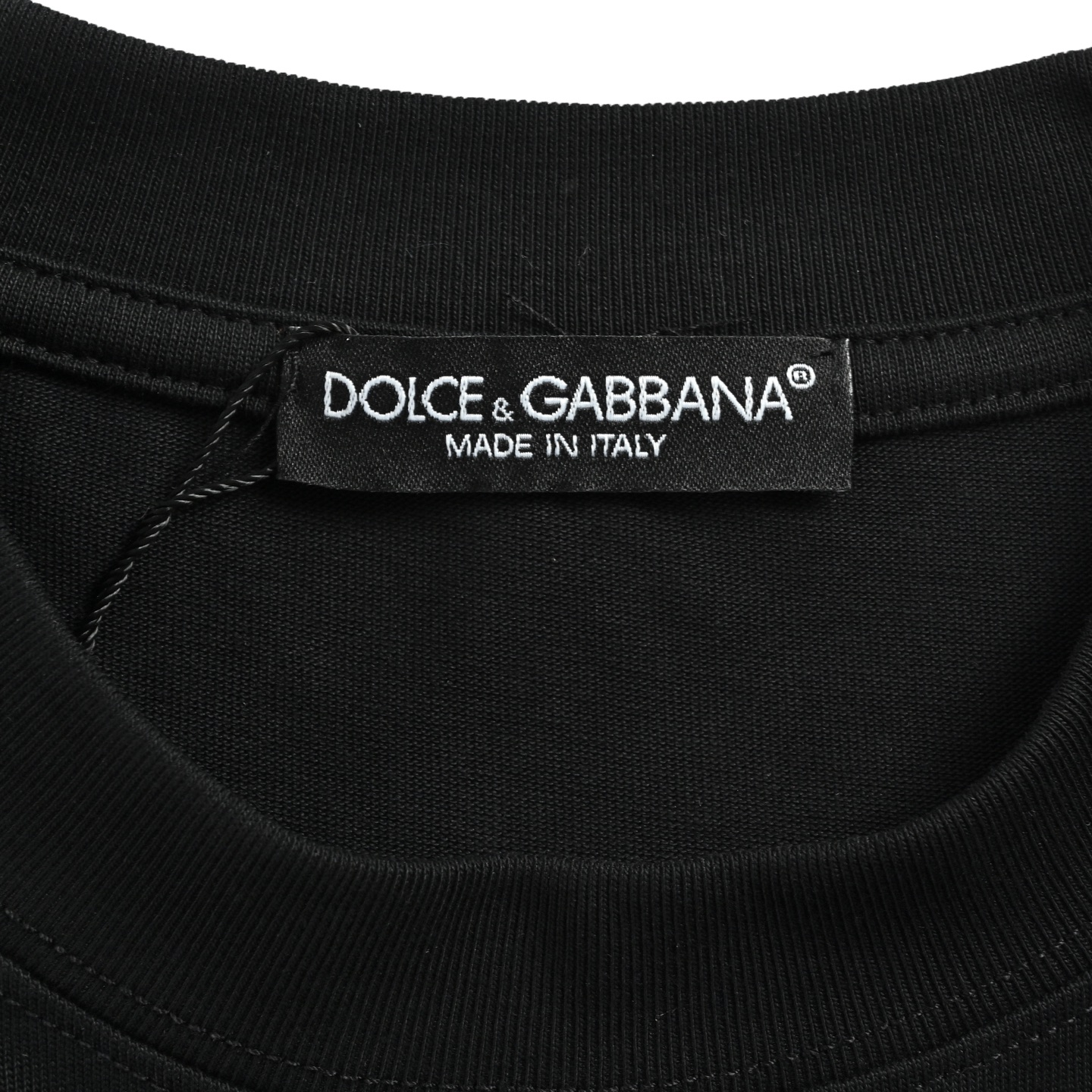 Dolce & Gabbana 杜嘉班纳 水墨涂鸦喷墨短袖 黑色 白色