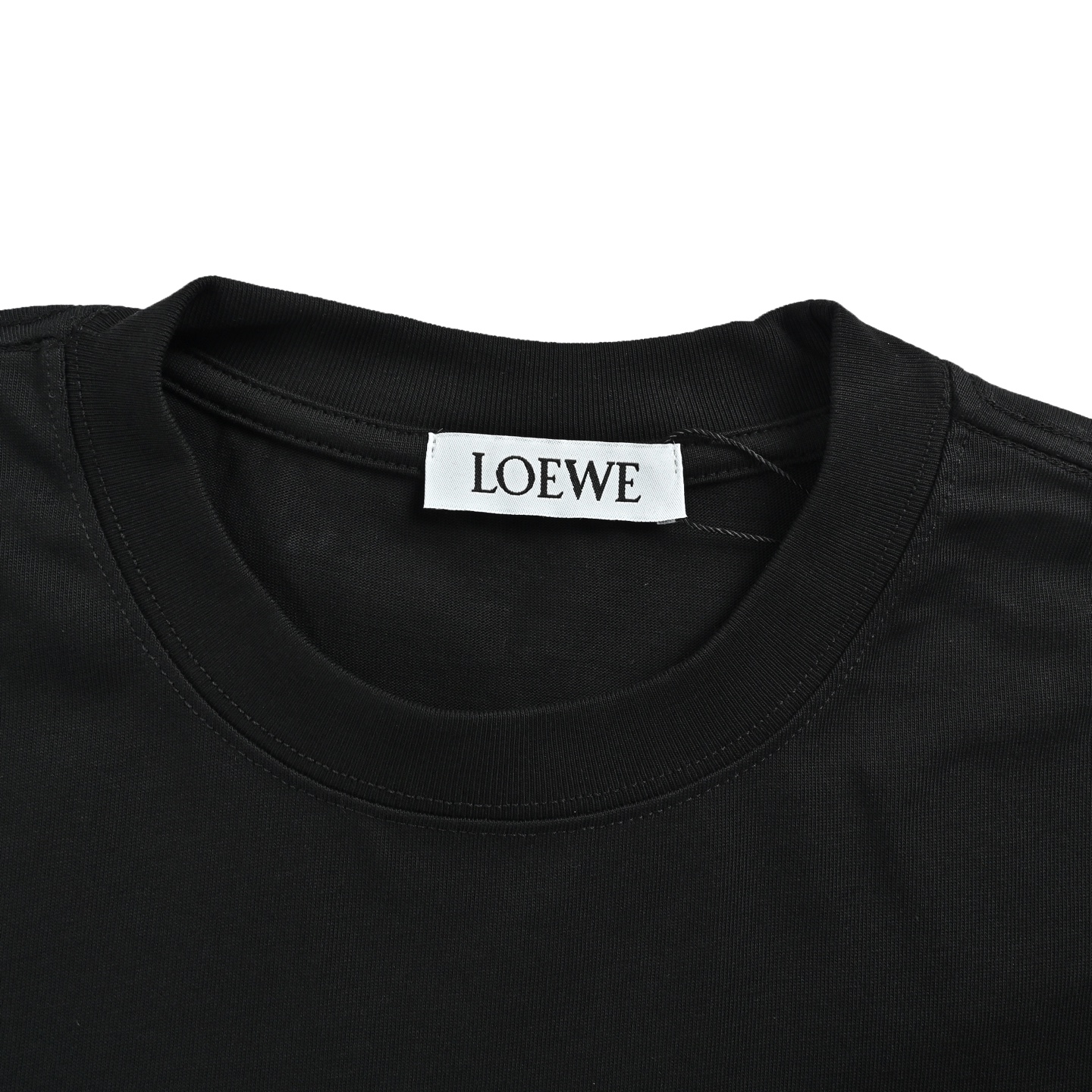 Loewe/罗意威 海浪logo印花短袖 黑色 白色-Top High Quatity Cheap Sneakers Fashion Clothing Clothes Bags handbags Shoes of all Brand wholesale With The best Quality And Beautiful Price from China Factory Chinese suppliers wholesaler seller Loewe/罗意威 海浪logo印花短袖 黑色 白色