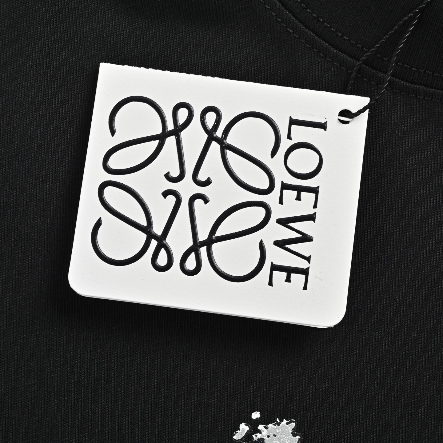 Loewe/罗意威 海浪logo印花短袖 黑色 白色-Top High Quatity Cheap Sneakers Fashion Clothing Clothes Bags handbags Shoes of all Brand wholesale With The best Quality And Beautiful Price from China Factory Chinese suppliers wholesaler seller Loewe/罗意威 海浪logo印花短袖 黑色 白色