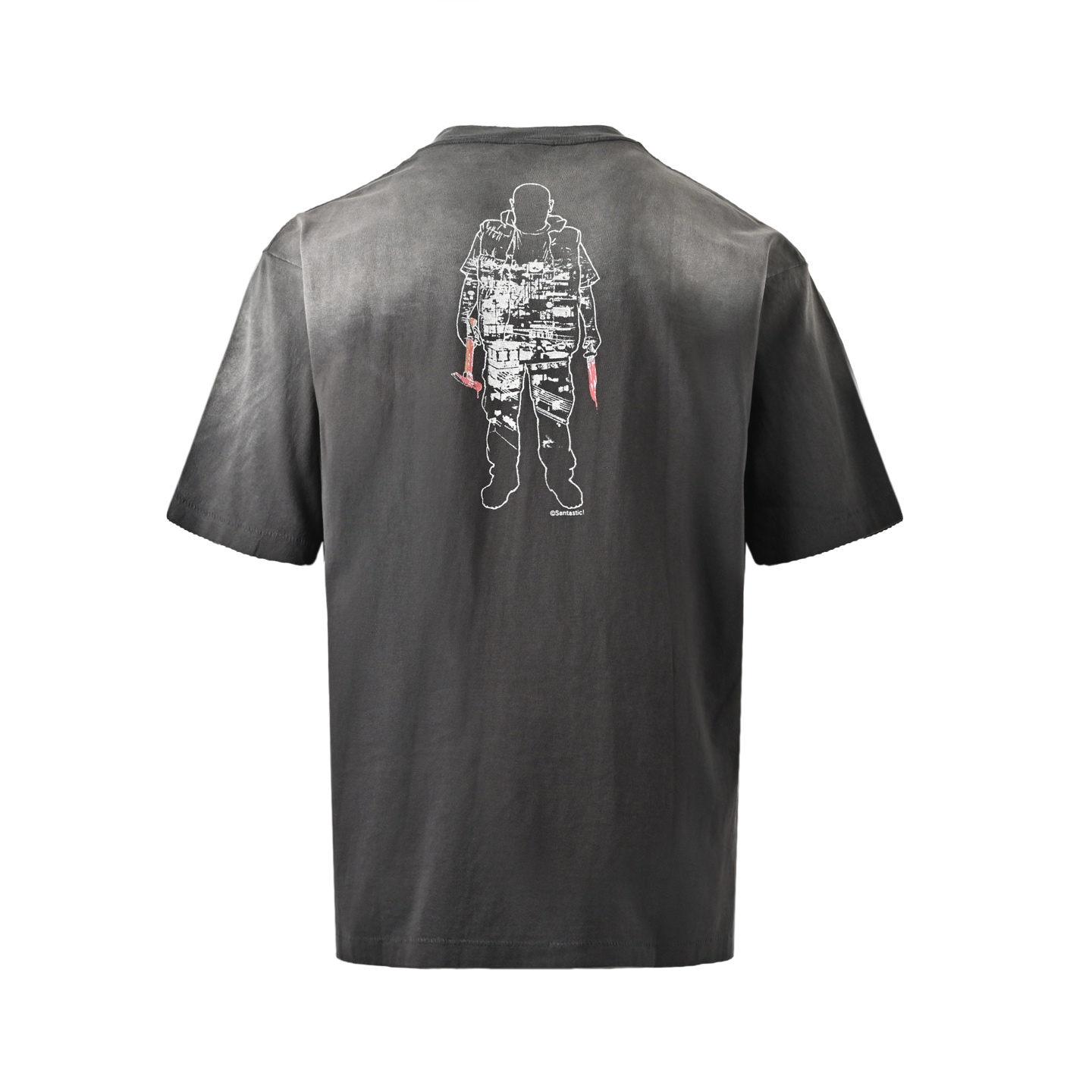 SAINT MICHAEL 动漫惨家印花短袖-Top High Quatity Cheap Sneakers Fashion Clothing Clothes Bags handbags Shoes of all Brand wholesale With The best Quality And Beautiful Price from China Factory Chinese suppliers wholesaler seller SAINT MICHAEL 动漫惨家印花短袖