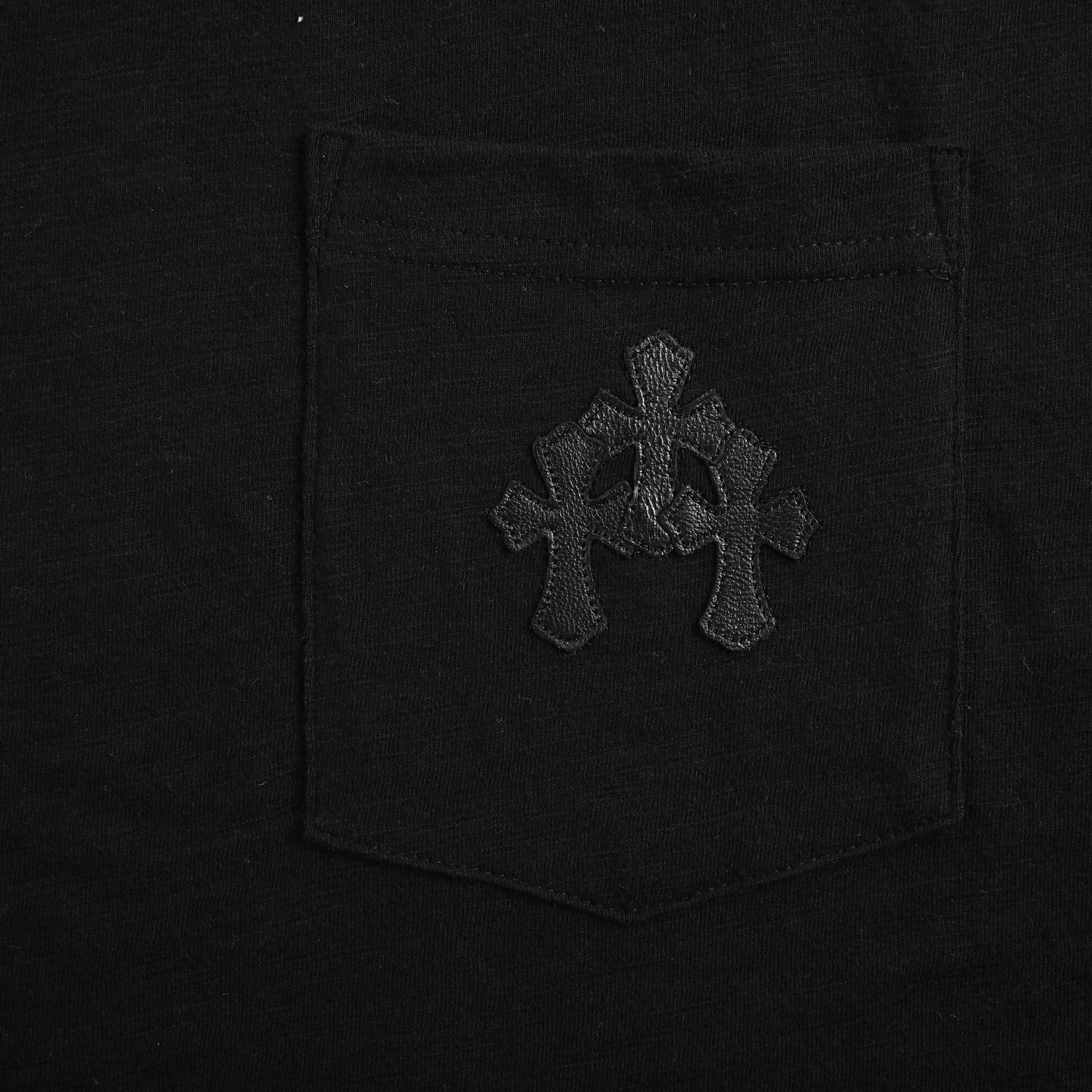 CHROME HEARTS/克罗心 口袋十字皮标短袖