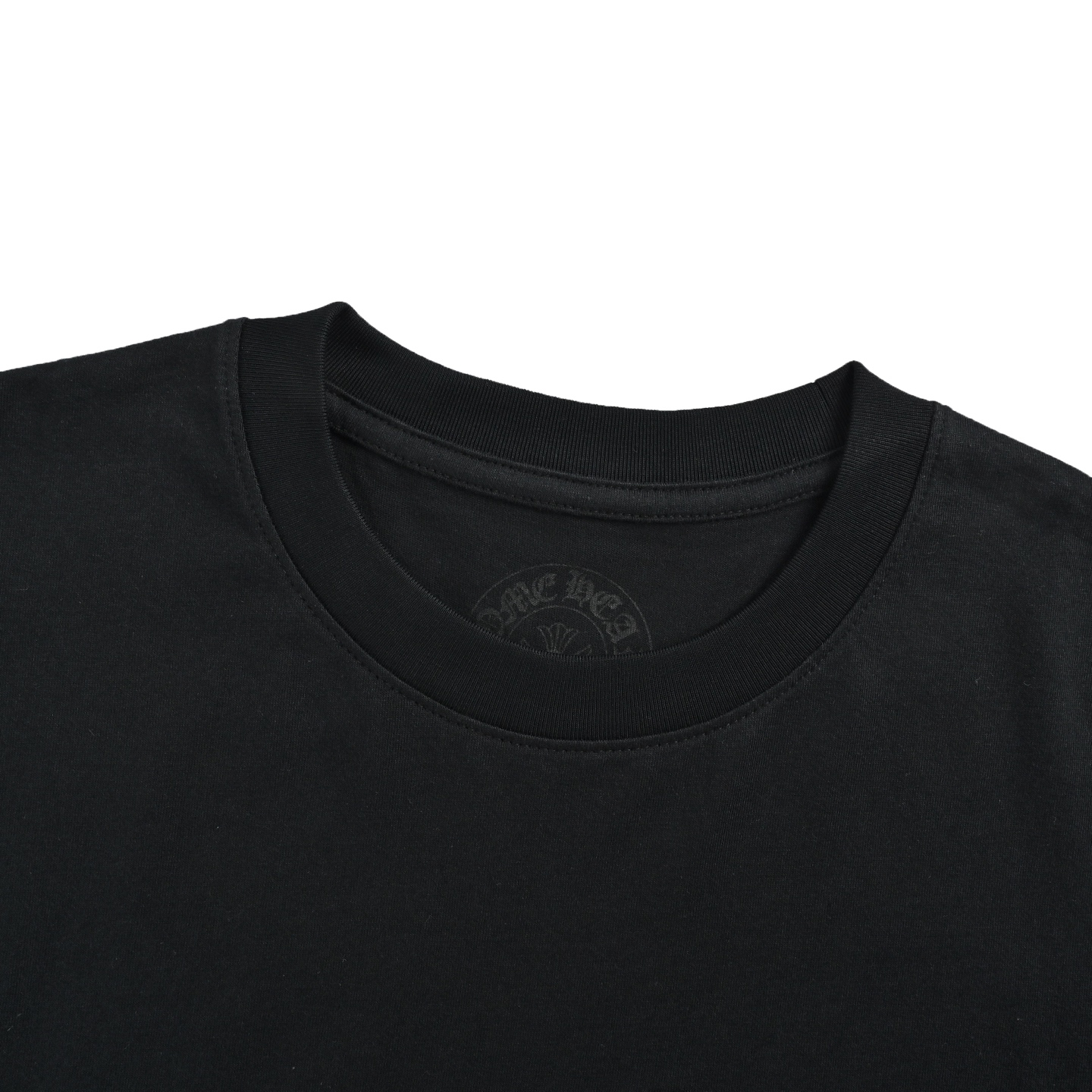CHROME HEARTS/克罗心 十字花芒印花短袖黑