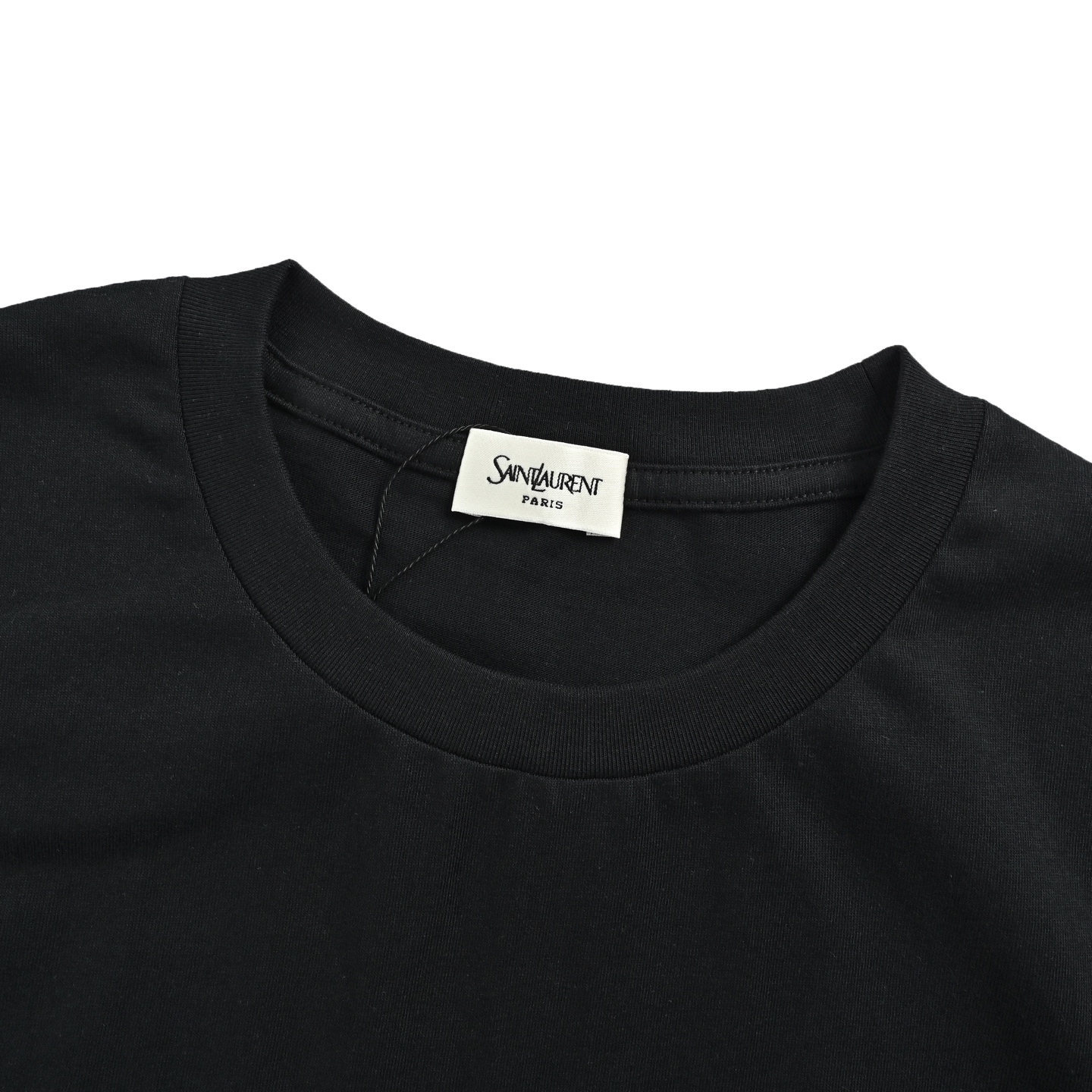 SAINT LAURENT/圣罗兰 下摆标签短袖