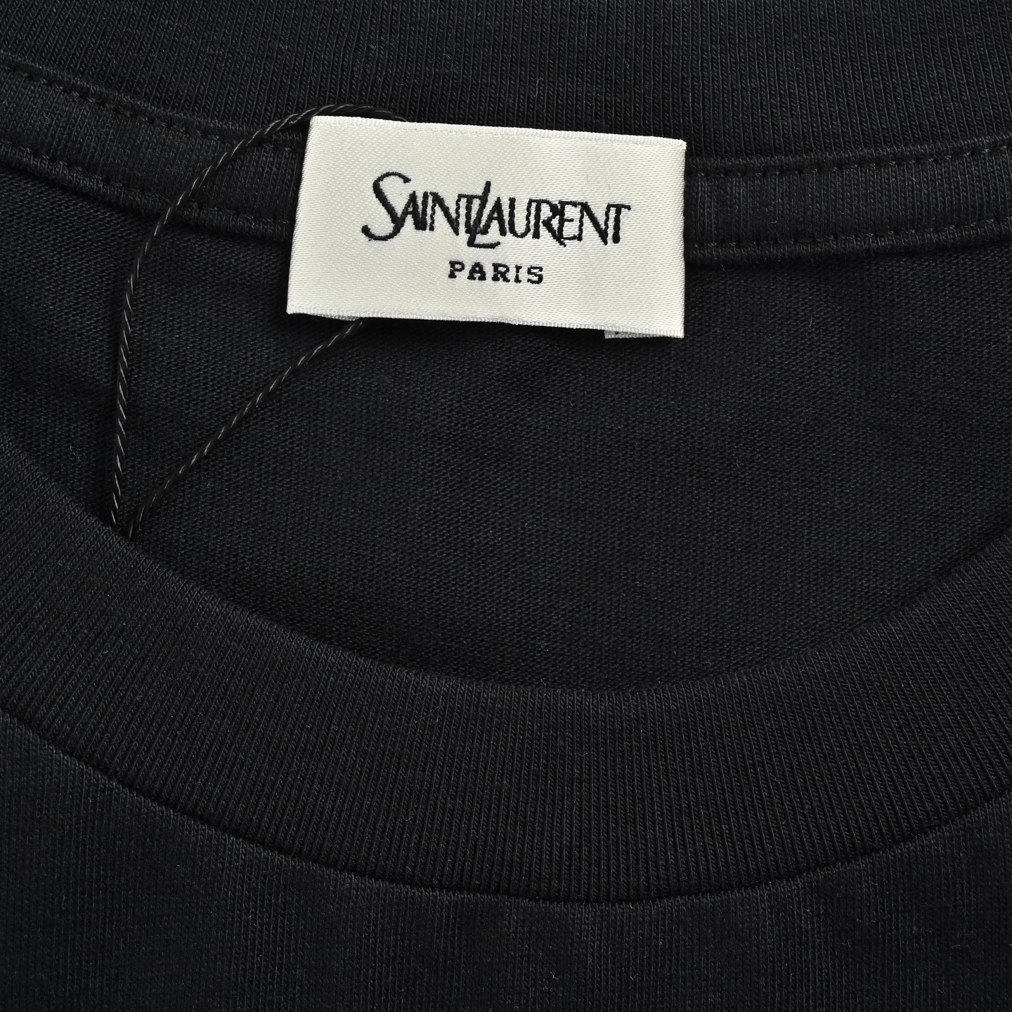 SAINT LAURENT/圣罗兰 下摆标签短袖
