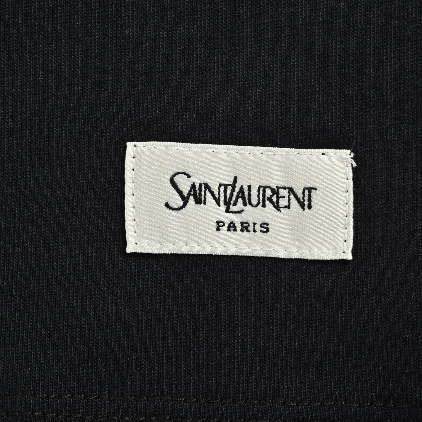 SAINT LAURENT/圣罗兰 下摆标签短袖