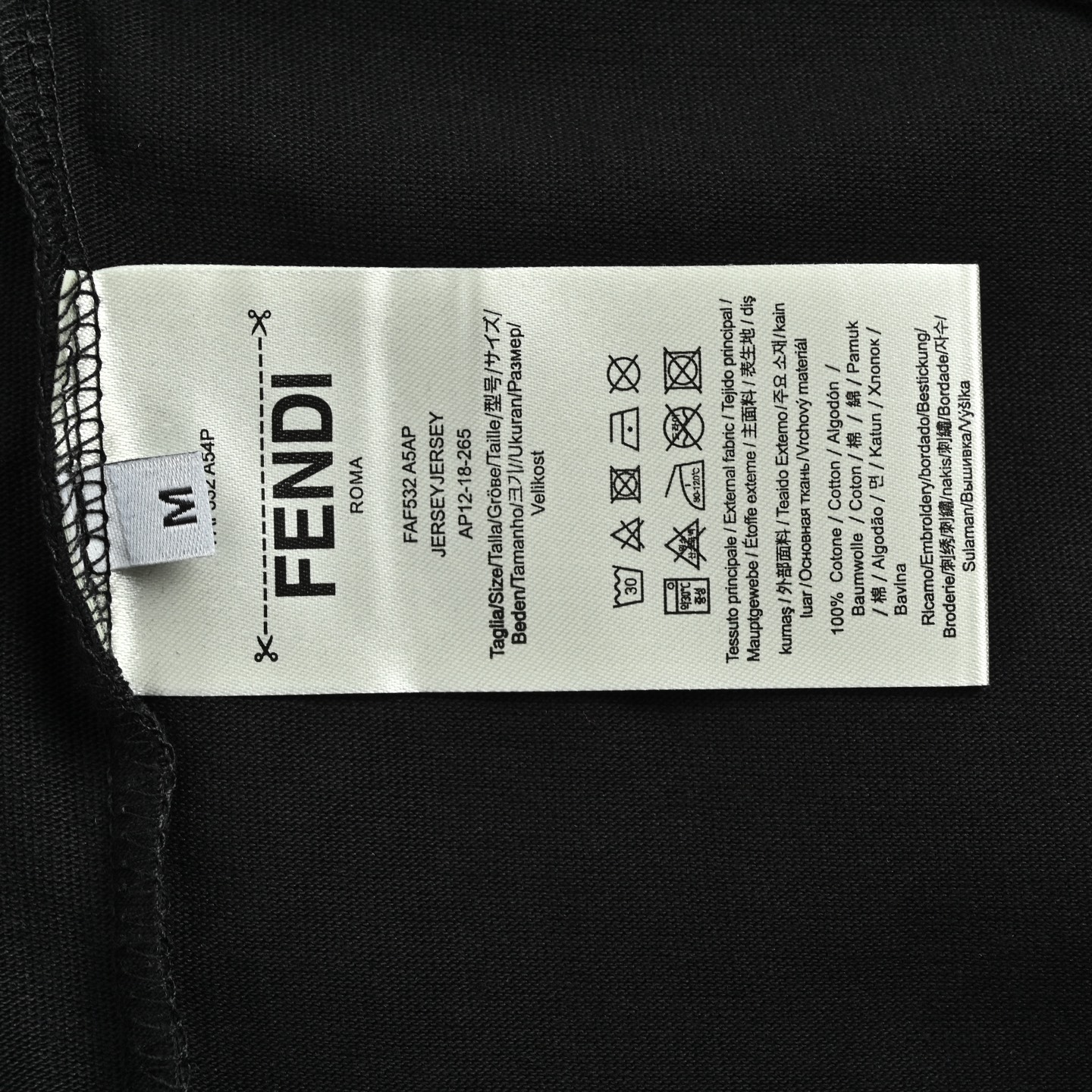 Fendi/芬迪 泼墨小怪兽FF印花短袖-Top High Quatity Cheap Sneakers Fashion Clothing Clothes Bags handbags Shoes of all Brand wholesale With The best Quality And Beautiful Price from China Factory Chinese suppliers wholesaler seller Fendi/芬迪 泼墨小怪兽FF印花短袖