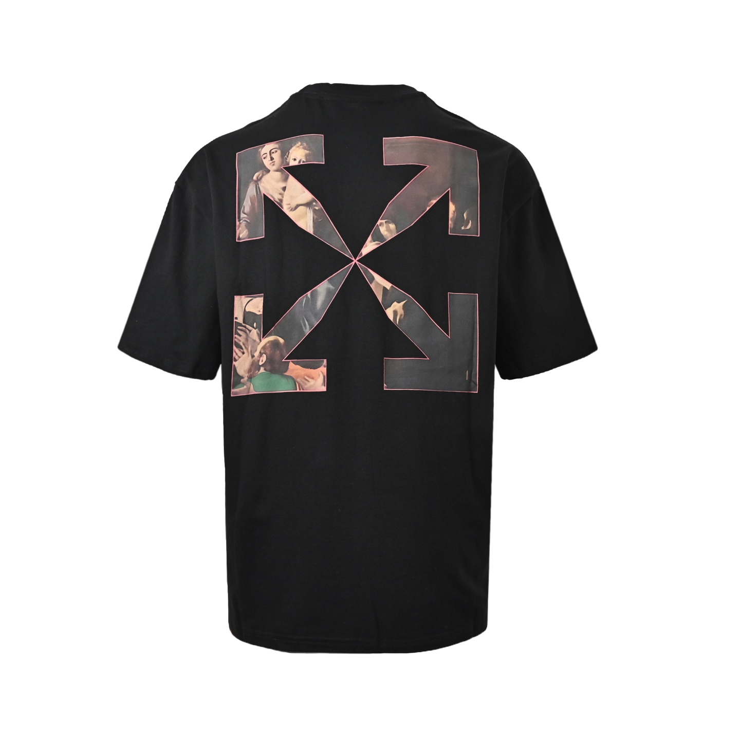 OFF WHITE 模糊油画箭头印花短袖 OFF WHITE 模糊油画箭头印花短袖