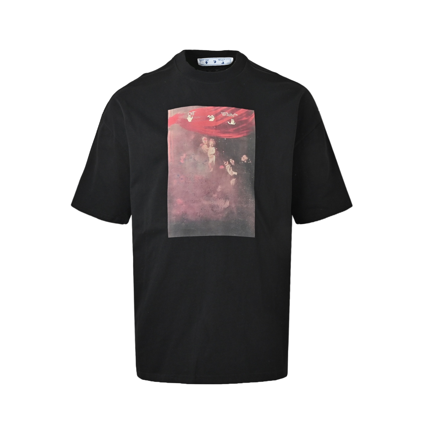 OFF WHITE 模糊油画箭头印花短袖 OFF WHITE 模糊油画箭头印花短袖
