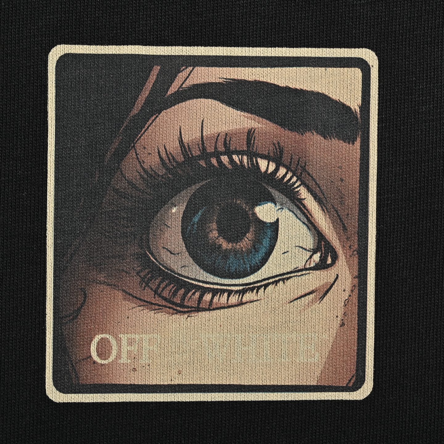 OFF WHITE 眼睛字母logo印花短袖 oversize版型