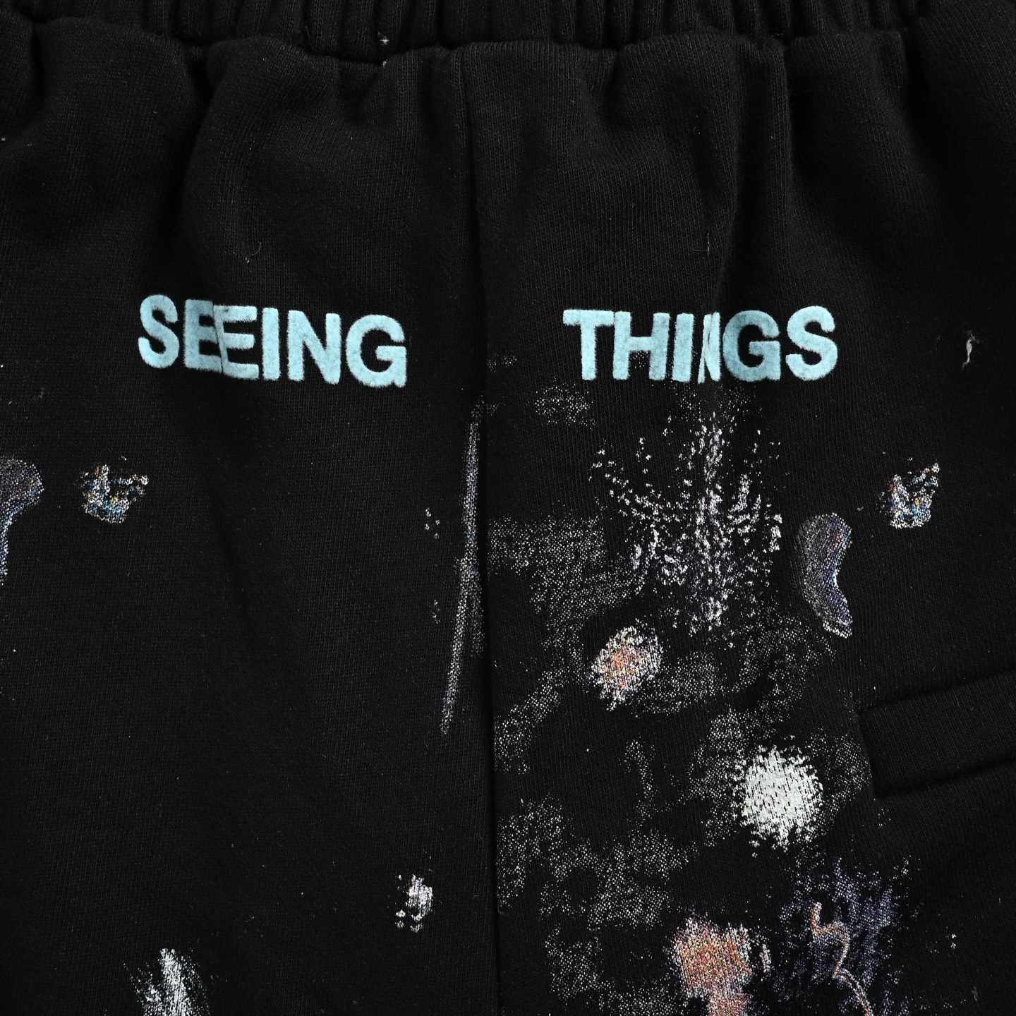 OFF WHITE 星空烟花泼墨短裤 OFF WHITE 星空烟花泼墨短裤
