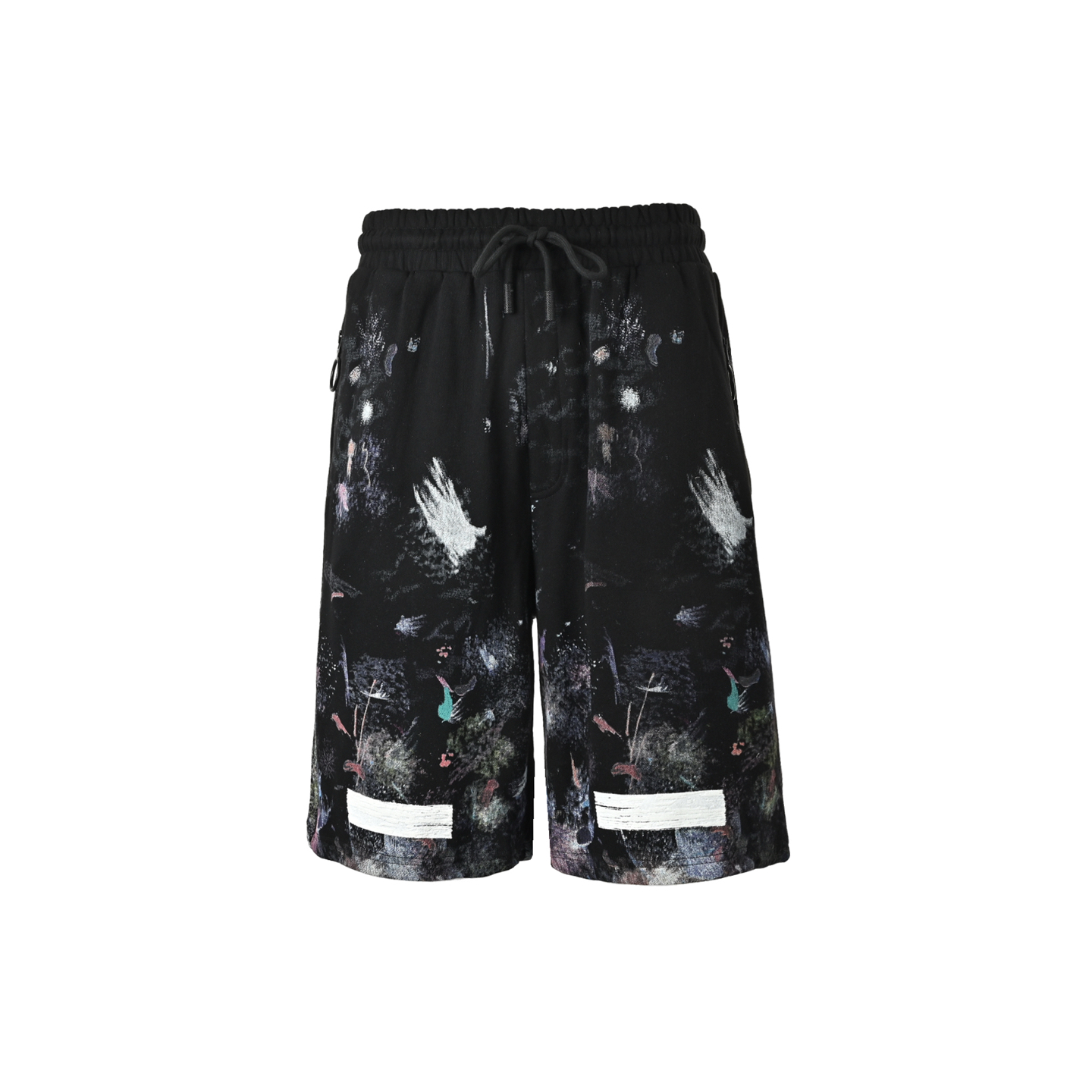 OFF WHITE 星空烟花泼墨短裤 OFF WHITE 星空烟花泼墨短裤
