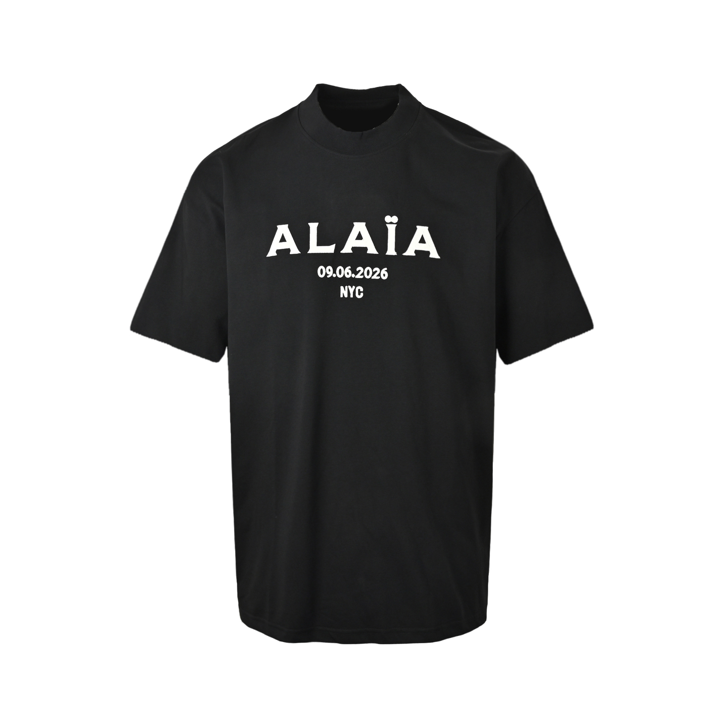 ALAIA 极简标语小众字母Logo短袖