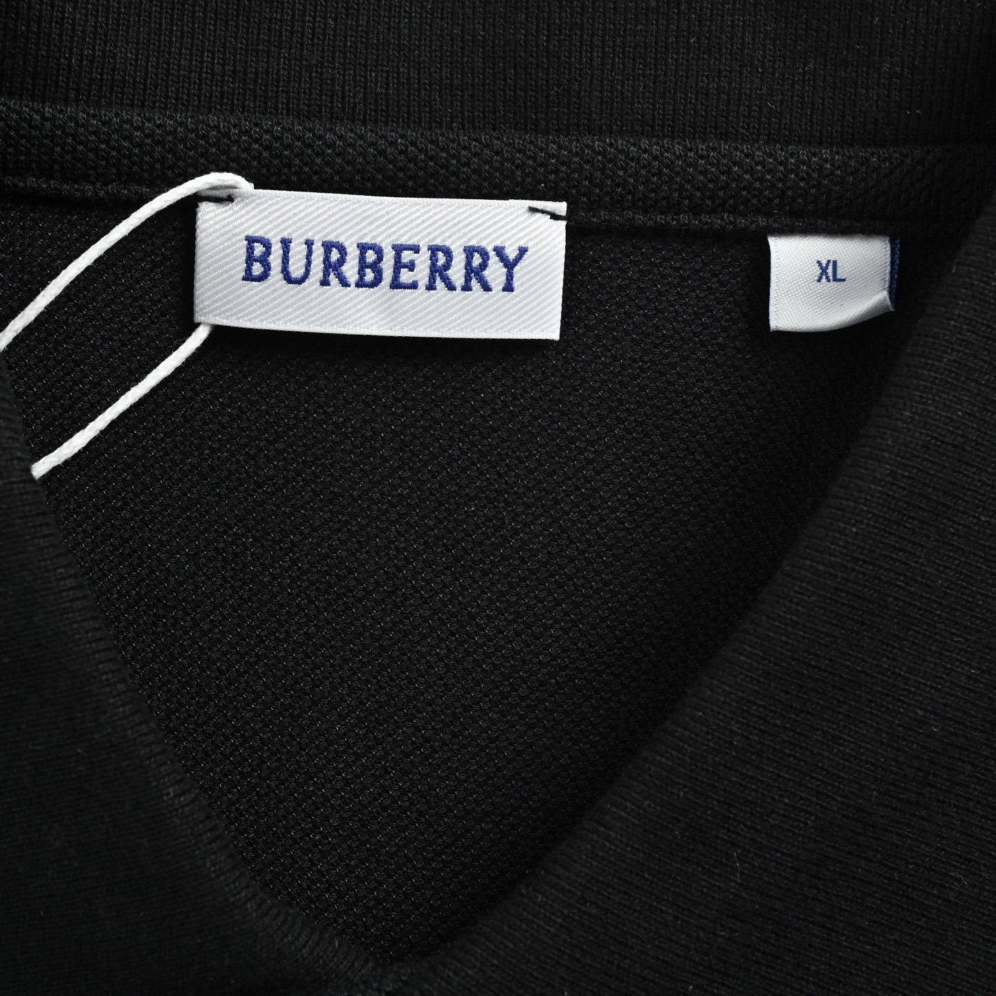 Burberry/巴宝莉 刺绣炫彩骑士战马Polo短袖 黑色 宝蓝 Burberry/巴宝莉 刺绣炫彩骑士战马Polo短袖 黑色 宝蓝