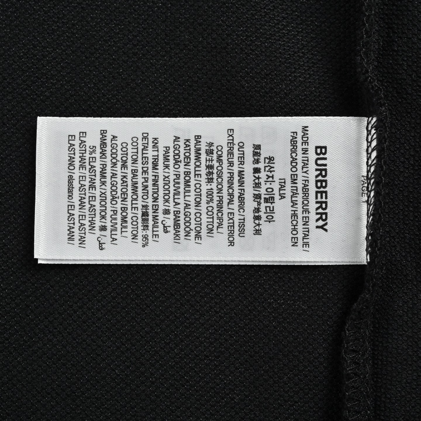 Burberry/巴宝莉 刺绣炫彩骑士战马Polo短袖 黑色 宝蓝 Burberry/巴宝莉 刺绣炫彩骑士战马Polo短袖 黑色 宝蓝