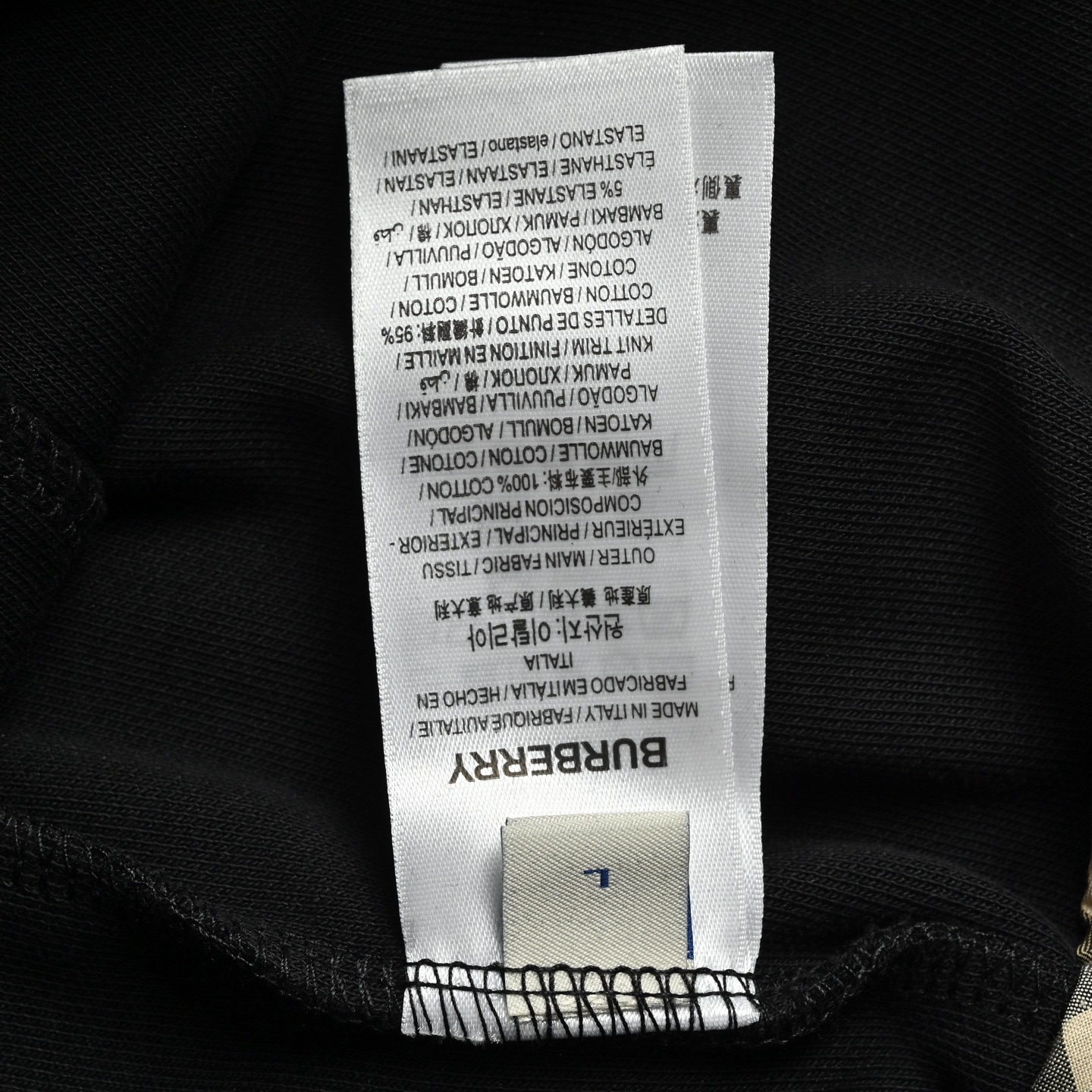 Burberry/巴宝莉 格纹饰边战马刺绣短裤