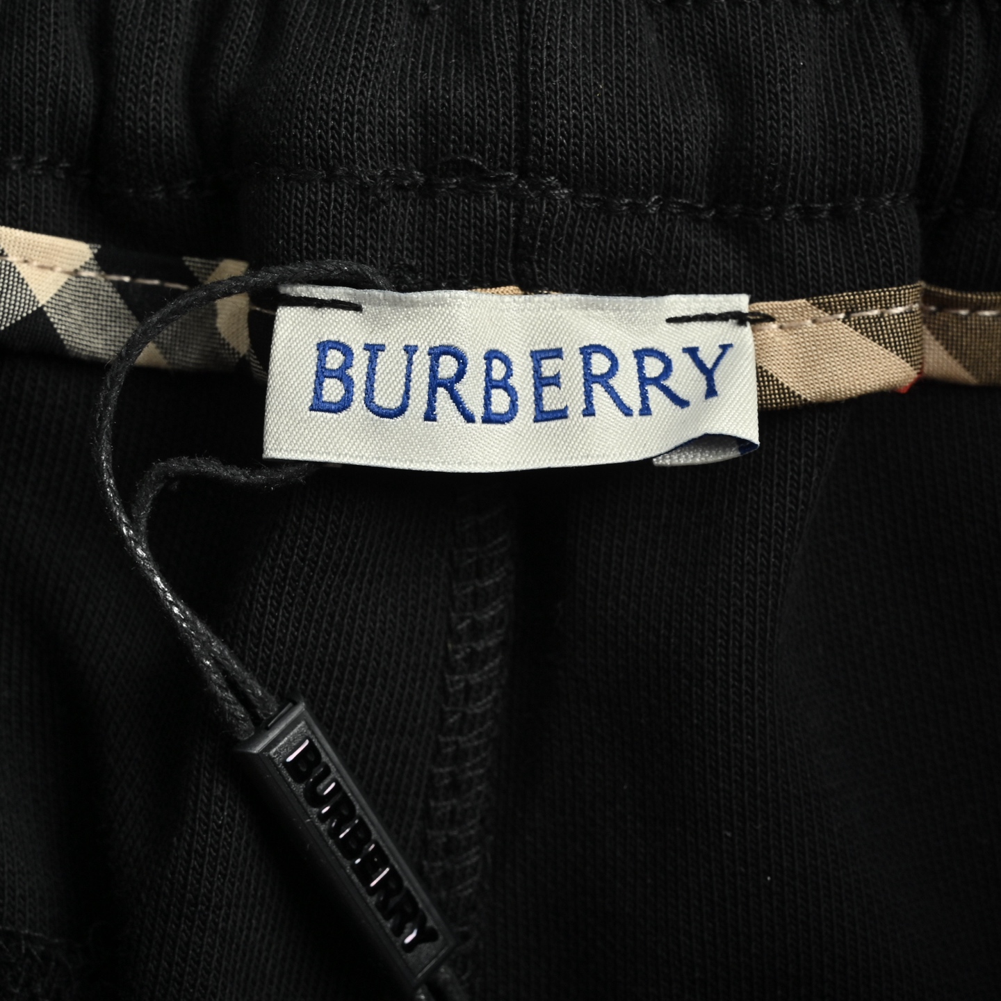 Burberry/巴宝莉 格纹饰边战马刺绣短裤