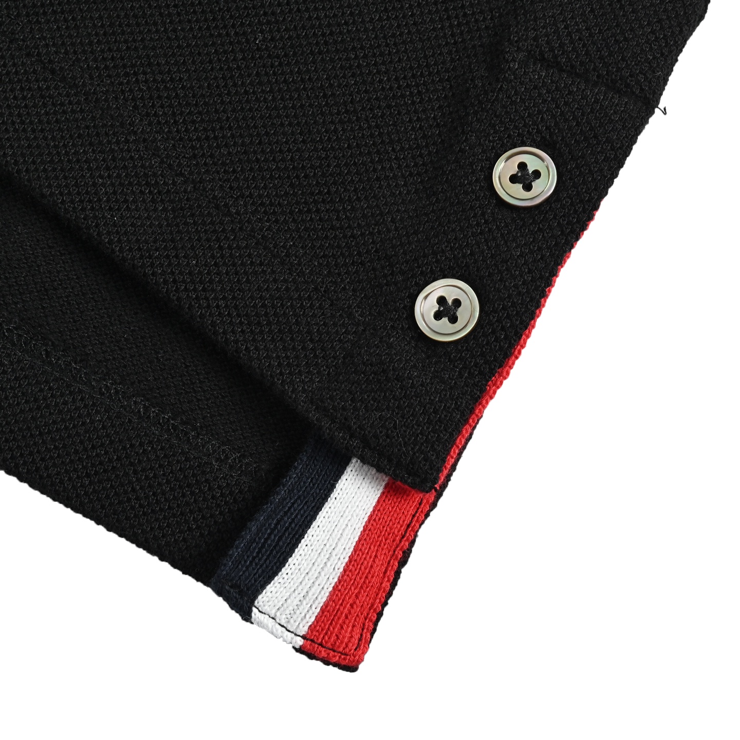 Thom Browne/汤姆布朗 经典色织四杠Polo短袖