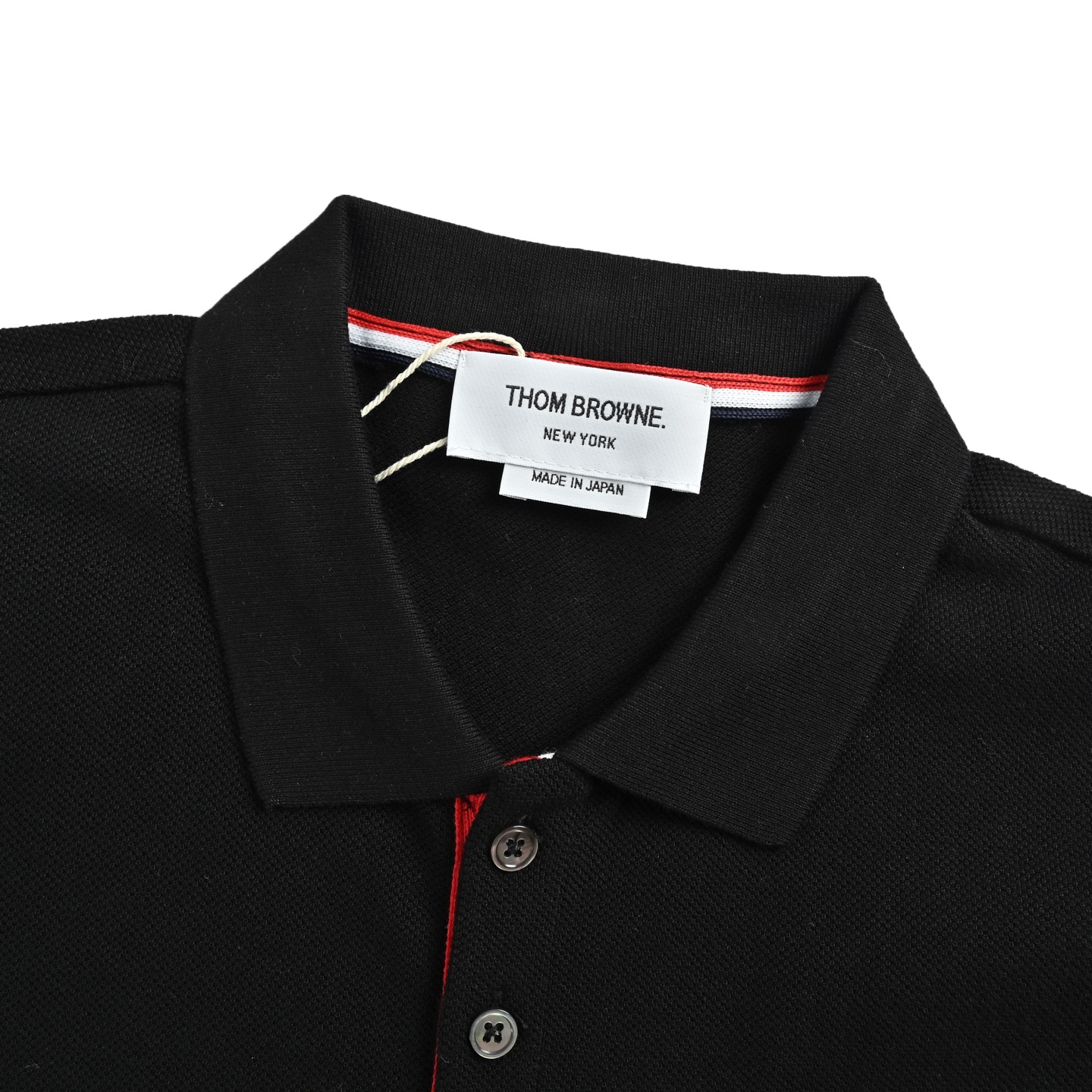 Thom Browne/汤姆布朗 经典色织四杠Polo短袖