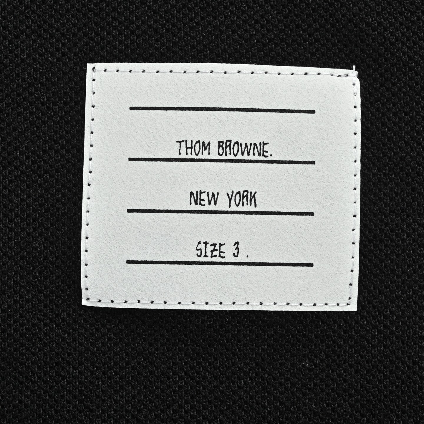 Thom Browne/汤姆布朗 经典色织四杠Polo短袖