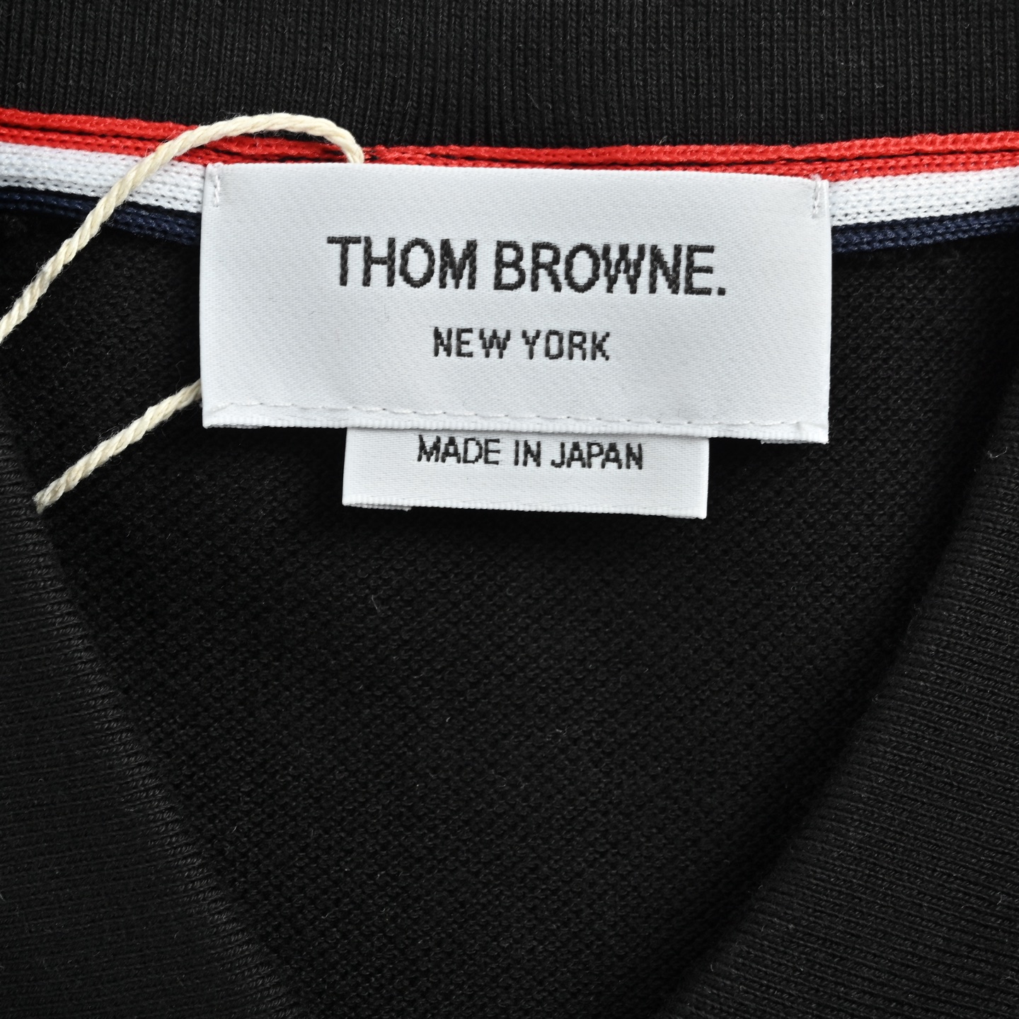 Thom Browne/汤姆布朗 经典色织四杠Polo短袖