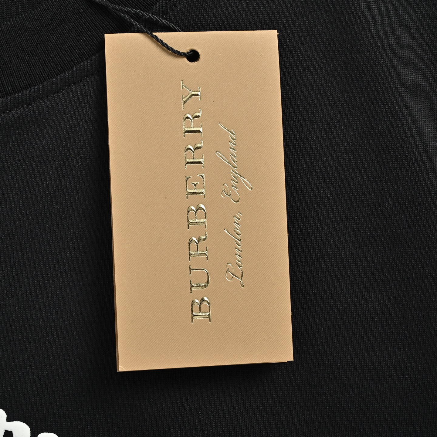 Burberry/巴宝莉 格纹旗子字母印花短袖 巴宝莉新款T恤