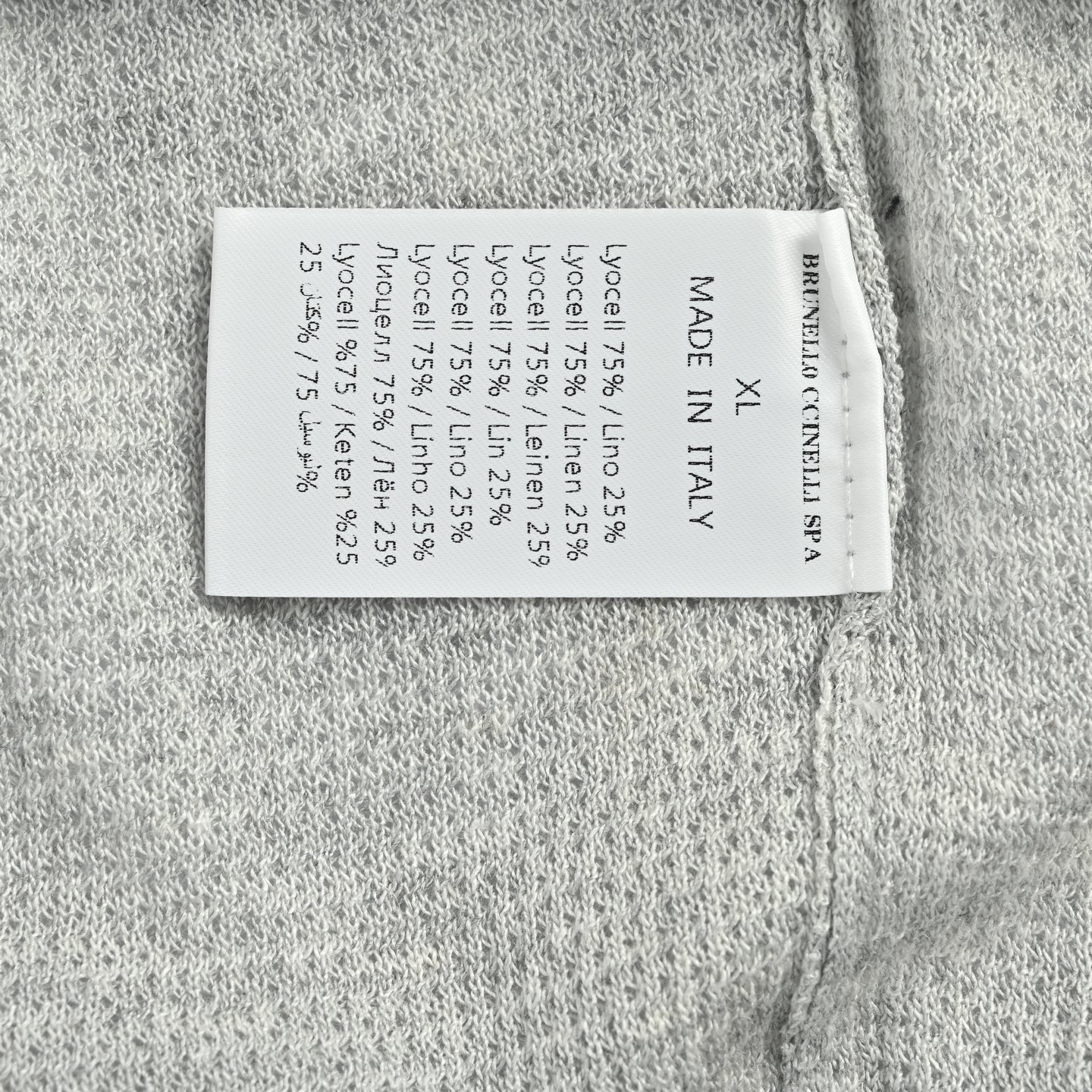 BRUNELLO CUCINELLI/BC 小贝同款亚麻混纺亨利领针织短袖 BRUNELLO CUCINELLI/BC 小贝同款亚麻混纺亨利领针织短袖