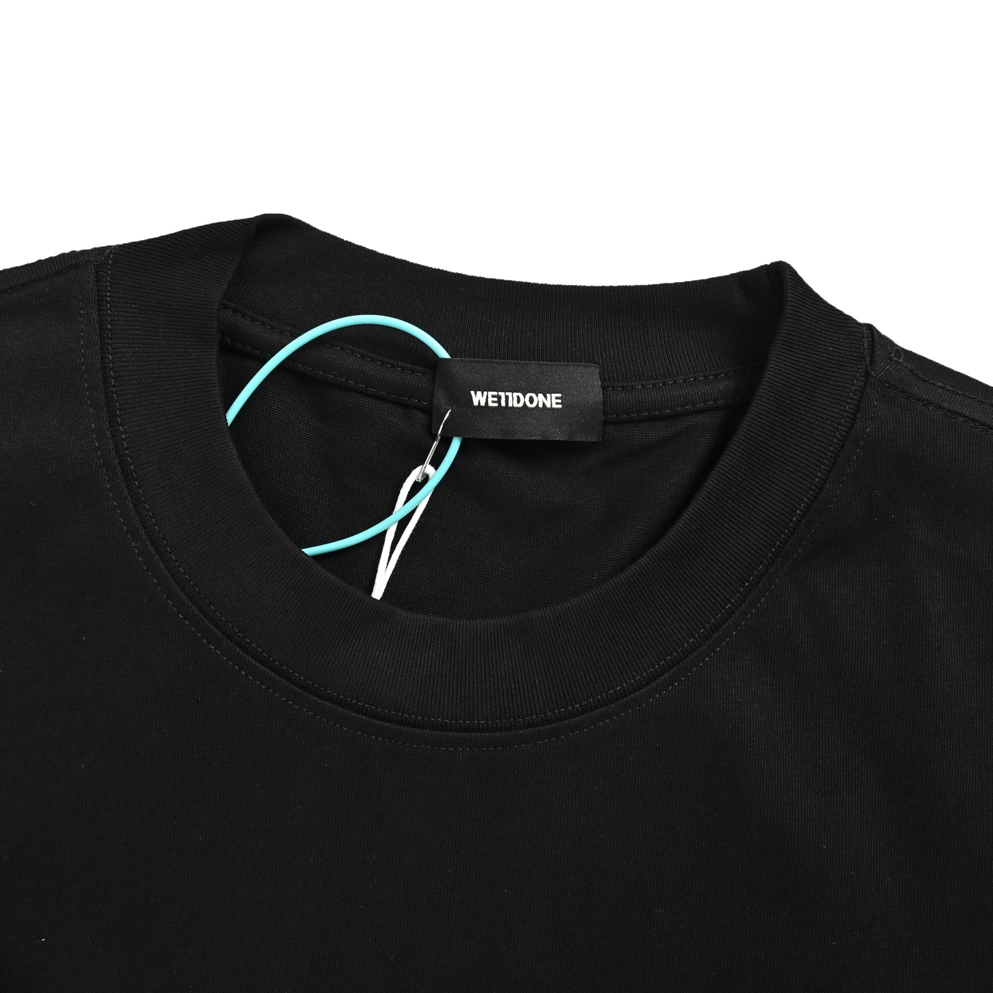 We11 Done 重工象牙珍珠烫钻字母短袖 黑色-Top High Quatity Cheap Sneakers Fashion Clothing Clothes Bags handbags Shoes of all Brand wholesale With The best Quality And Beautiful Price from China Factory Chinese suppliers wholesaler seller We11 Done 重工象牙珍珠烫钻字母短袖 黑色