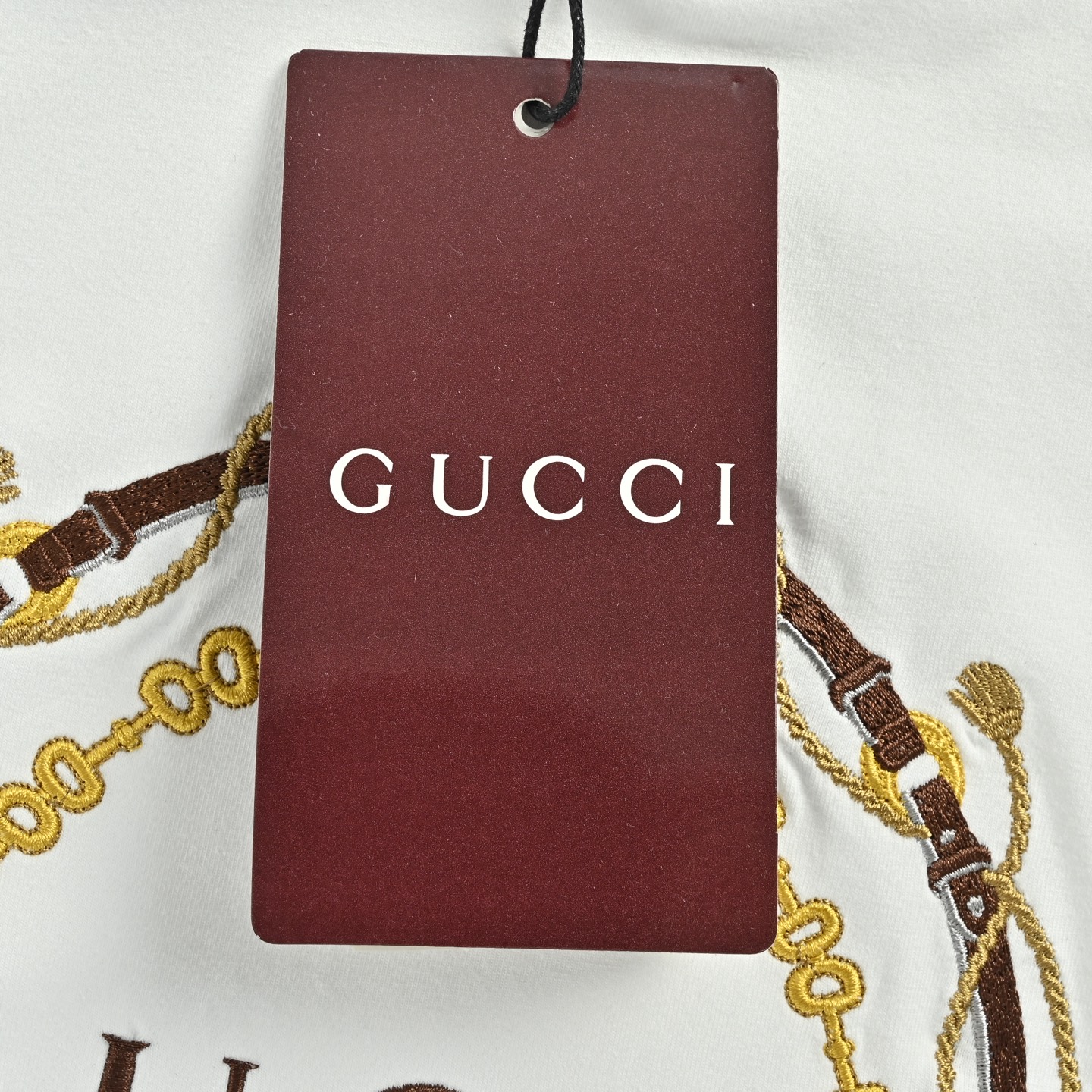 Gucci/古驰 双G互扣麦穗缰绳刺绣短袖 白色-莆田鞋,莆田鞋货源,高仿鞋,高仿鞋货源,安福档口,莆田高仿鞋,莆田鞋批发,高仿鞋批发,莆田高仿运动鞋,高仿运动鞋,莆田运动鞋 Gucci/古驰 双G互扣麦穗缰绳刺绣短袖 白色