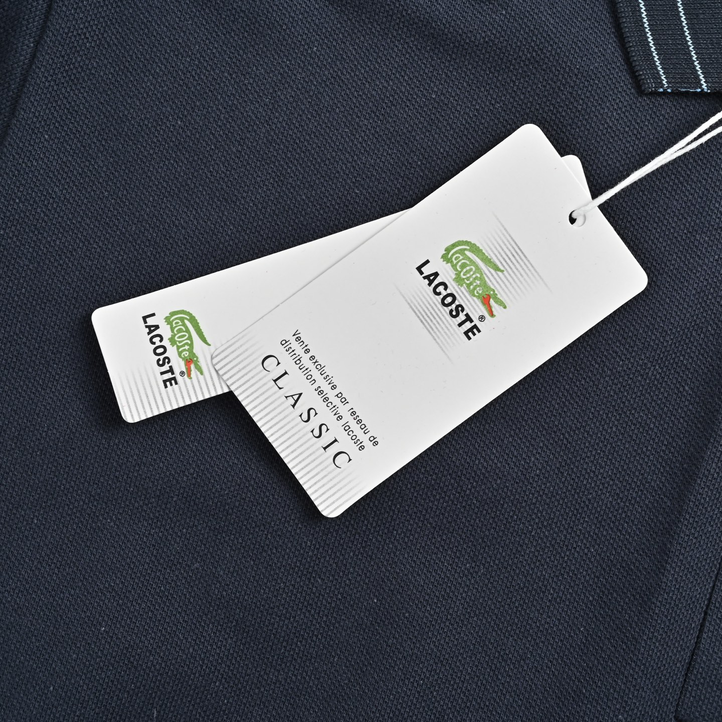 Lacoste/鳄鱼 金边鳄鱼刺绣Polo短袖 白色 藏青-Top High Quatity Cheap Sneakers Fashion Clothing Clothes Bags handbags Shoes of all Brand wholesale With The best Quality And Beautiful Price from China Factory Chinese suppliers wholesaler seller Lacoste/鳄鱼 金边鳄鱼刺绣Polo短袖 白色 藏青