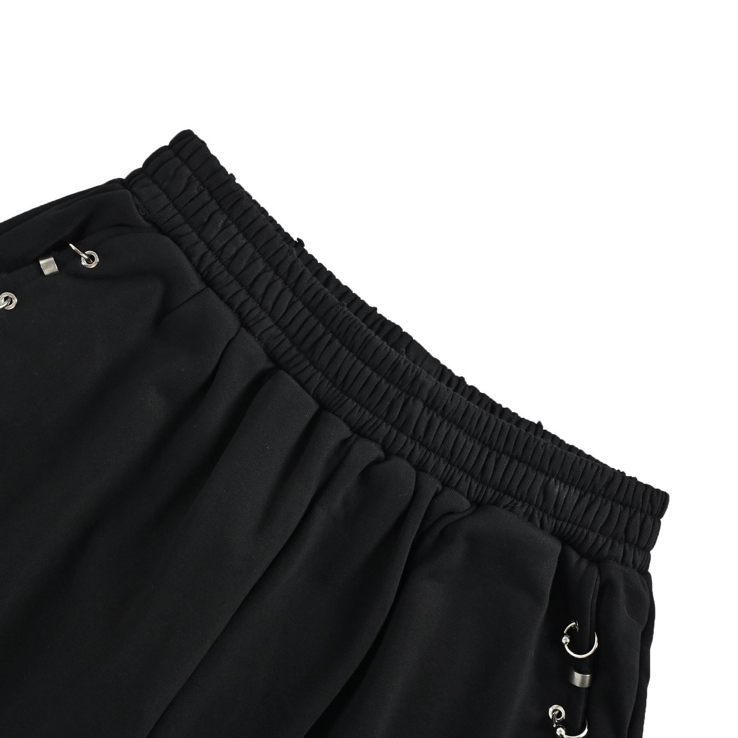 Balenciaga/巴黎世家 经典款刻字logo金属环扣短裤 拉绳松紧腰 黑色-Top High Quatity Cheap Sneakers Fashion Clothing Clothes Bags handbags Shoes of all Brand wholesale With The best Quality And Beautiful Price from China Factory Chinese suppliers wholesaler seller Balenciaga/巴黎世家 经典款刻字logo金属环扣短裤 拉绳松紧腰 黑色