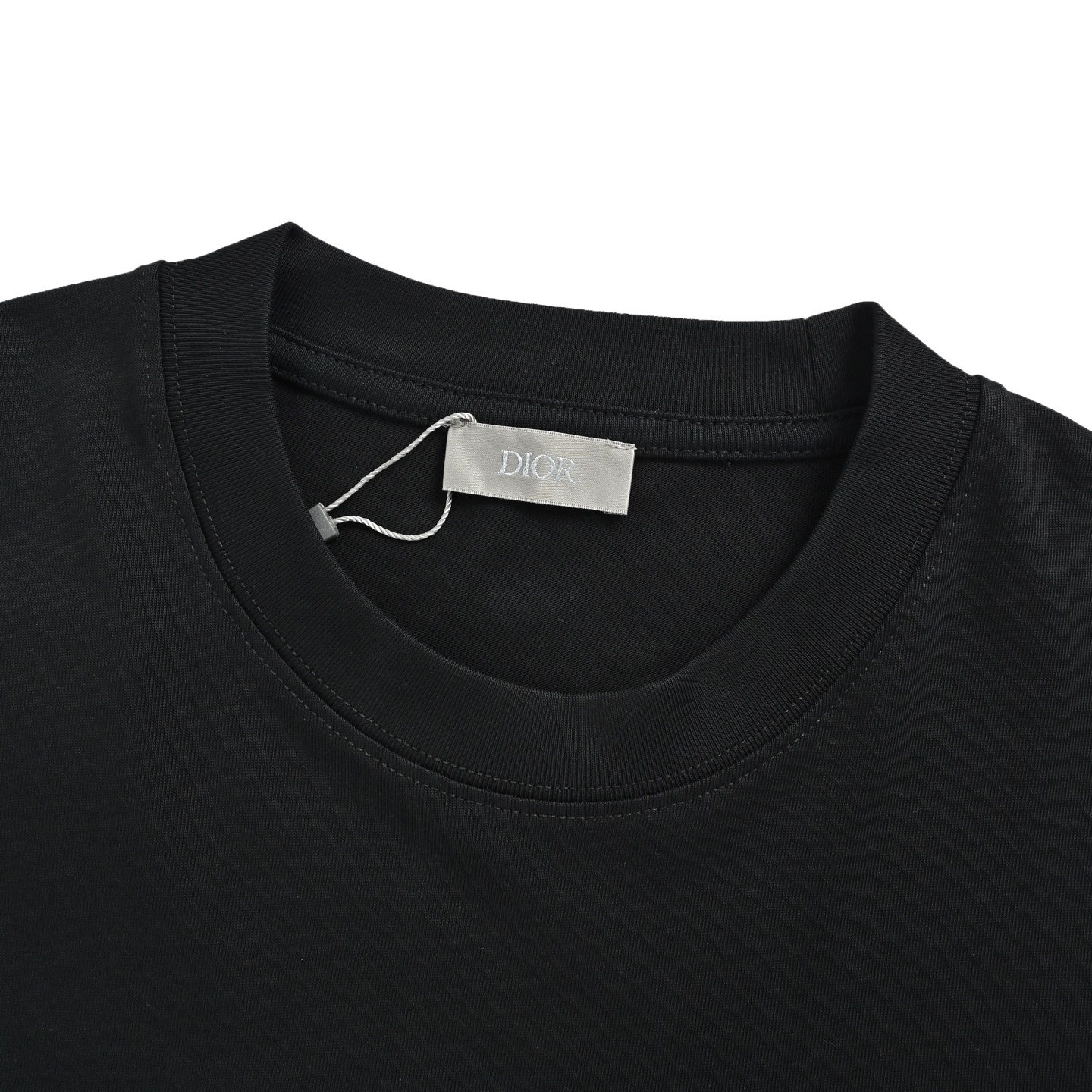 Dior/迪奥 贴布字母logo刺绣短袖 黑色 白色-Chinese UA Cheap High Quatity Brand Clothes Bags handbags Sneakers wholesale wholesaler seller from China Factory suppliers Fashion Clothing Shoes best Quality Beautiful Price Dior/迪奥 贴布字母logo刺绣短袖 黑色 白色