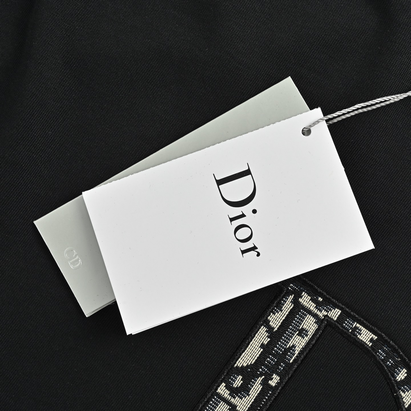 Dior/迪奥 贴布字母logo刺绣短袖 黑色 白色-Chinese UA Cheap High Quatity Brand Clothes Bags handbags Sneakers wholesale wholesaler seller from China Factory suppliers Fashion Clothing Shoes best Quality Beautiful Price Dior/迪奥 贴布字母logo刺绣短袖 黑色 白色