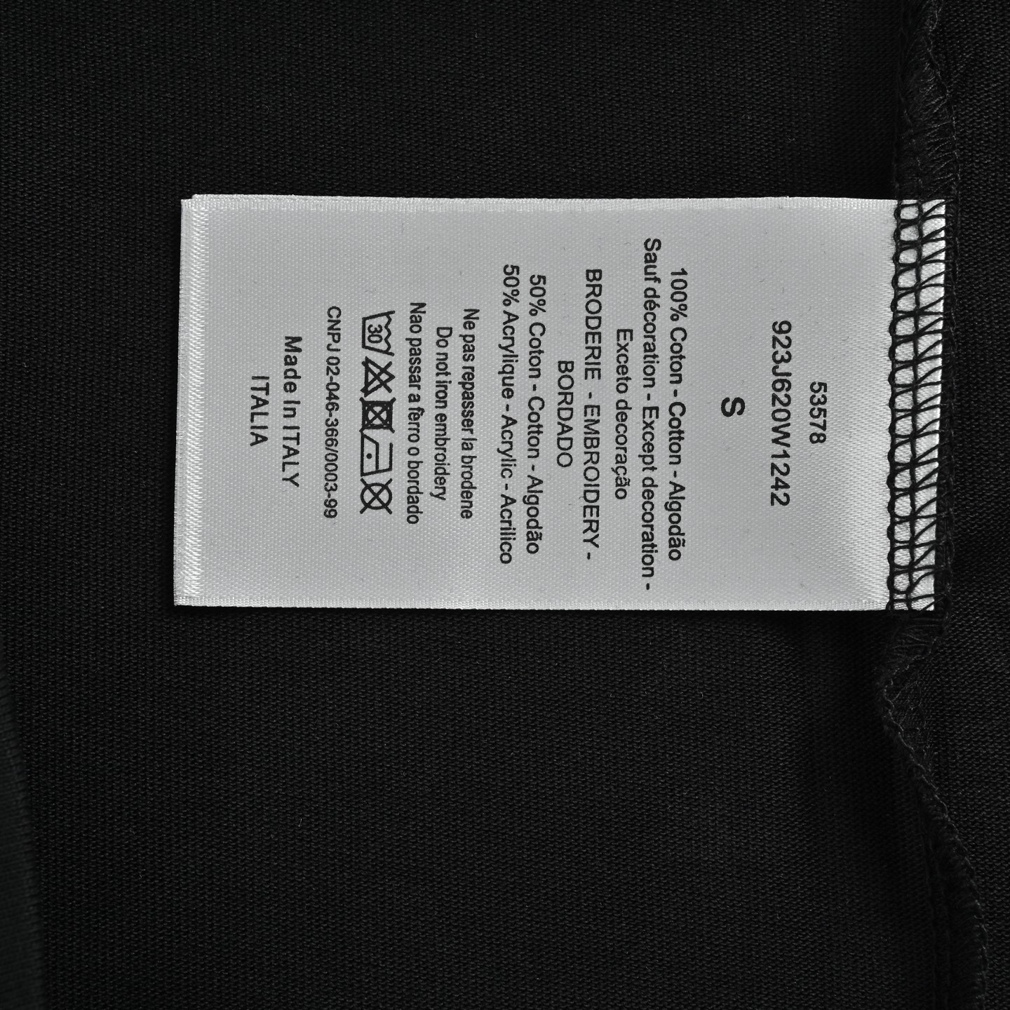Dior/迪奥 毛绒字母logo短袖 黑色 白色-Top High Quatity Cheap Sneakers Fashion Clothing Clothes Bags handbags Shoes of all Brand wholesale With The best Quality And Beautiful Price from China Factory Chinese suppliers wholesaler seller Dior/迪奥 毛绒字母logo短袖 黑色 白色