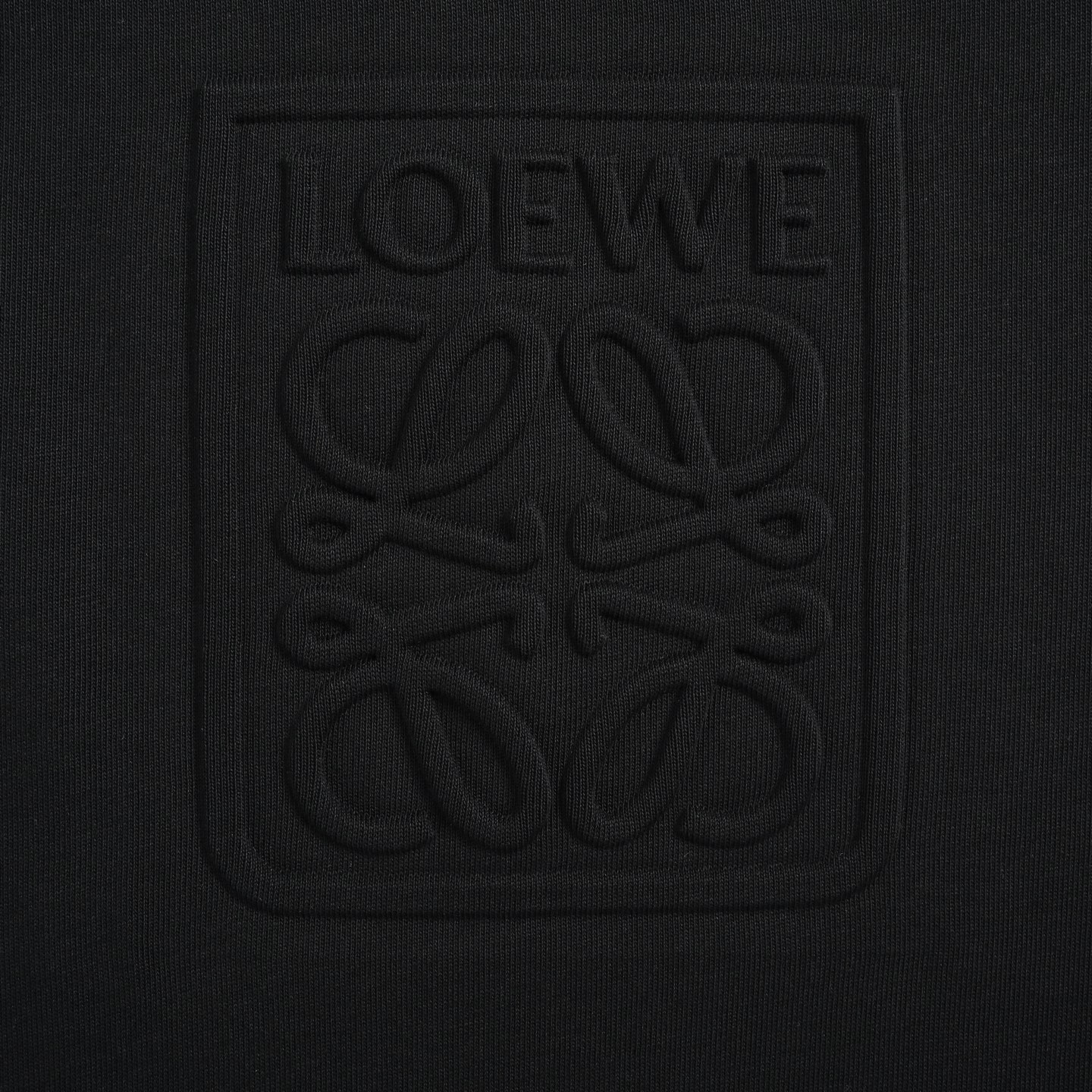 Loewe/罗意威 口袋浮雕徽标logo短袖 黑色 白色-Chinese UA Cheap High Quatity Brand Clothes Bags handbags Sneakers wholesale wholesaler seller from China Factory suppliers Fashion Clothing Shoes best Quality Beautiful Price Loewe/罗意威 口袋浮雕徽标logo短袖 黑色 白色
