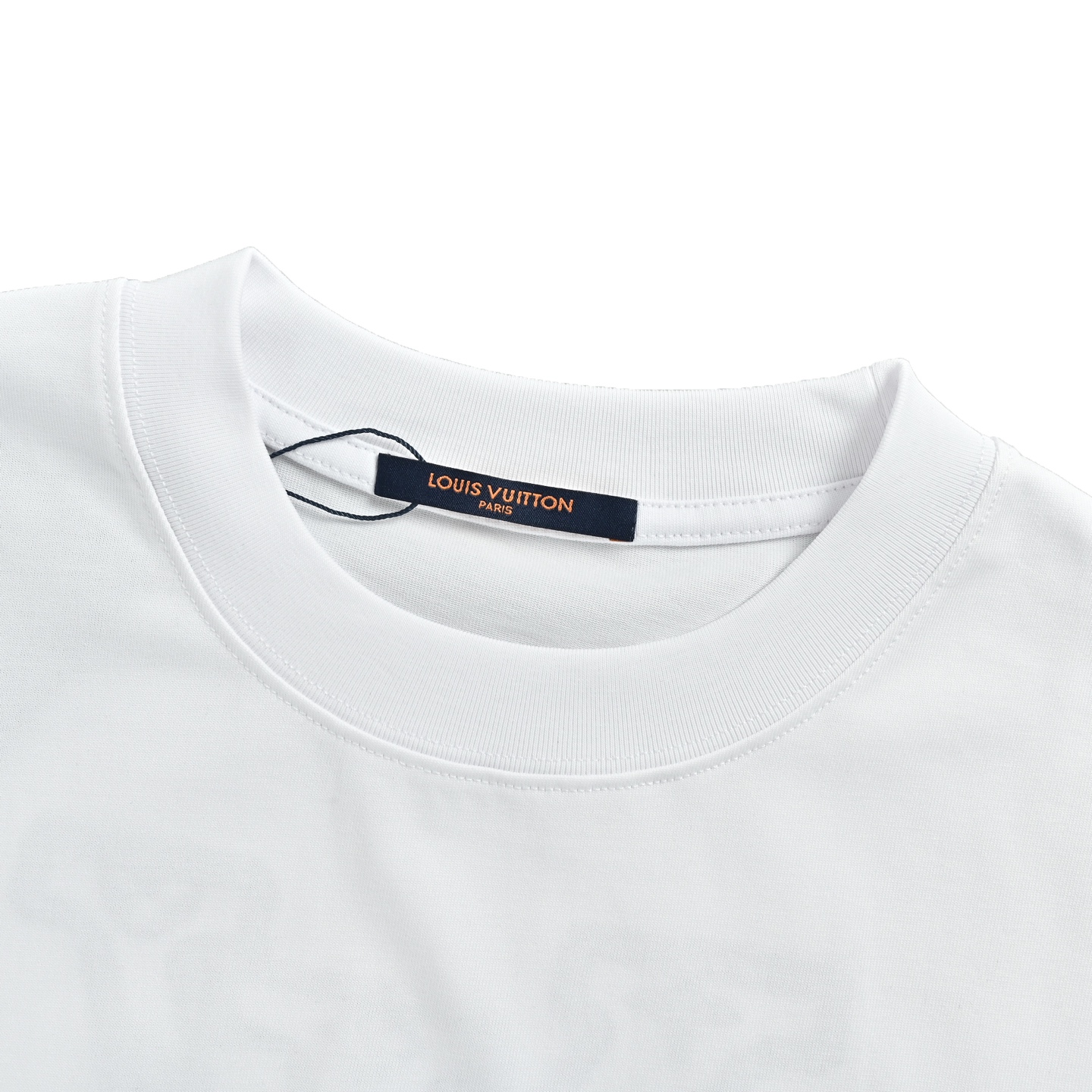 Louis Vuitton/路易威登 26ss 前后字母logo刺绣短袖 黑色 白色