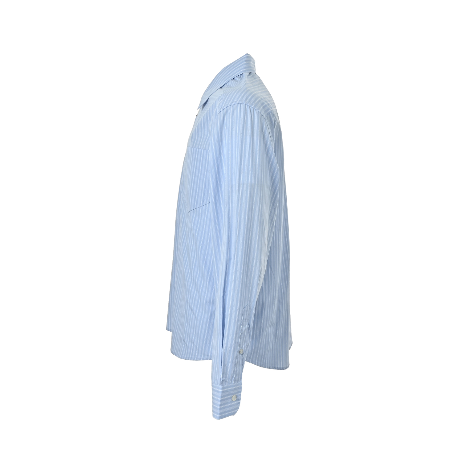 Ami Paris 蓝竖条纹绣花长袖衬衫-Top High Quatity Cheap Sneakers Fashion Clothing Clothes Bags handbags Shoes of all Brand wholesale With The best Quality And Beautiful Price from China Factory Chinese suppliers wholesaler seller Ami Paris 蓝竖条纹绣花长袖衬衫