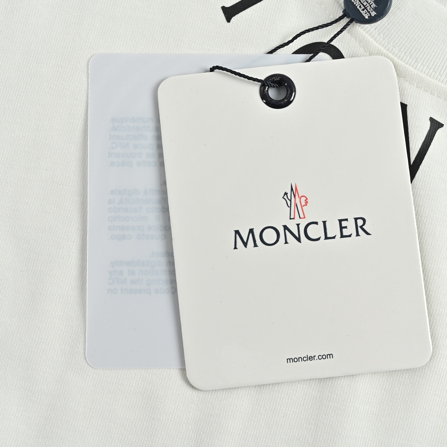 Moncler/蒙口 26ss 领口字母印花短袖