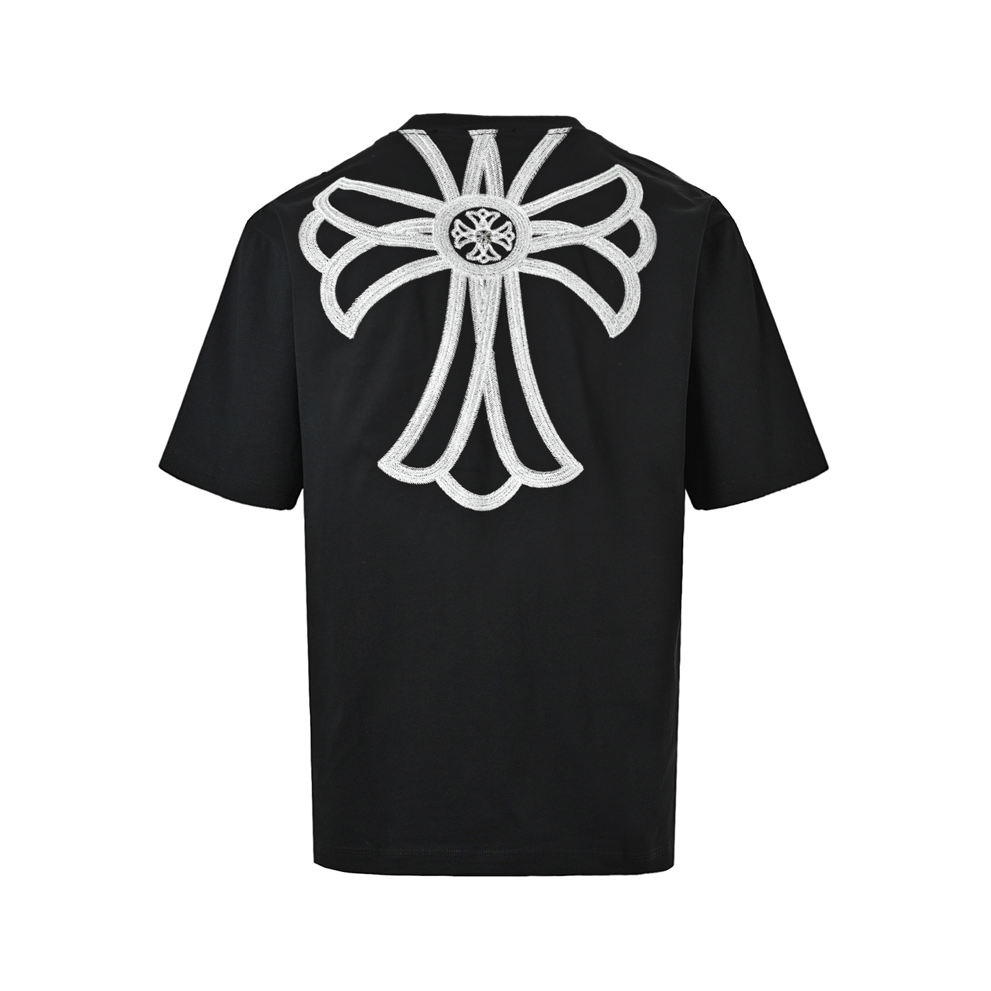 Chrome Hearts/克罗心 温感变色刺绣五金logo短袖 黑色 白色