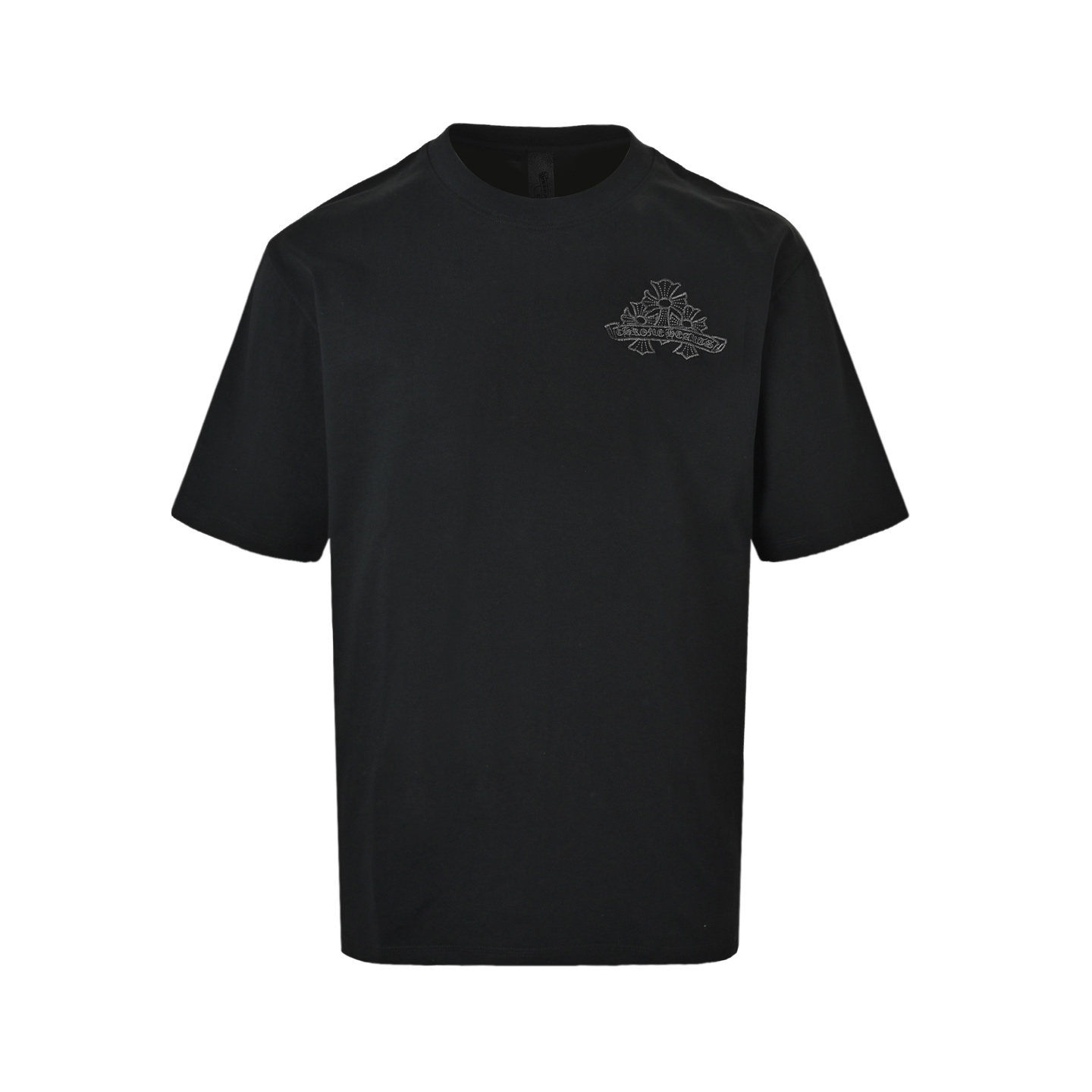Chrome Hearts/克罗心 26ss 重工中空刺绣短袖 黑色 白色