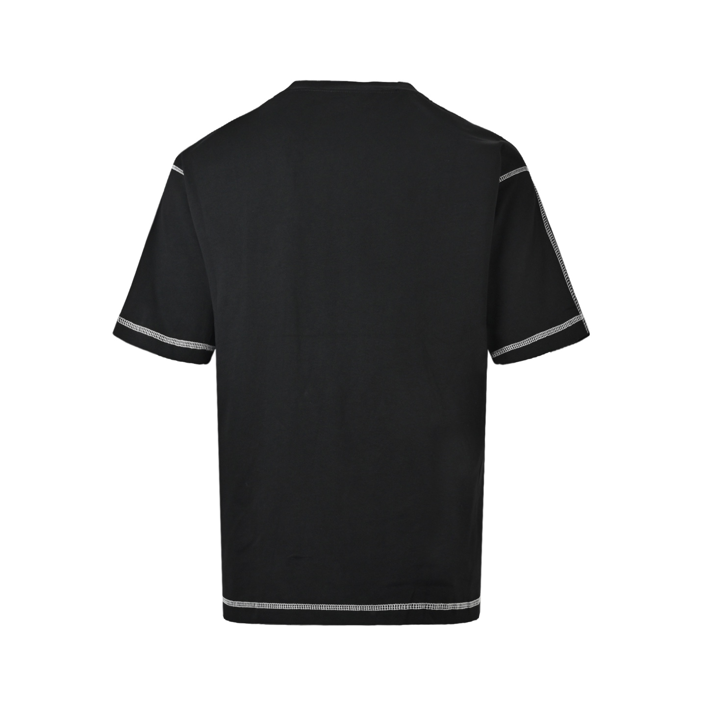 Prada/普拉达 26ss 贴布绣字母明线短袖 白色 黑色 Prada/普拉达 26ss 贴布绣字母明线短袖 白色 黑色