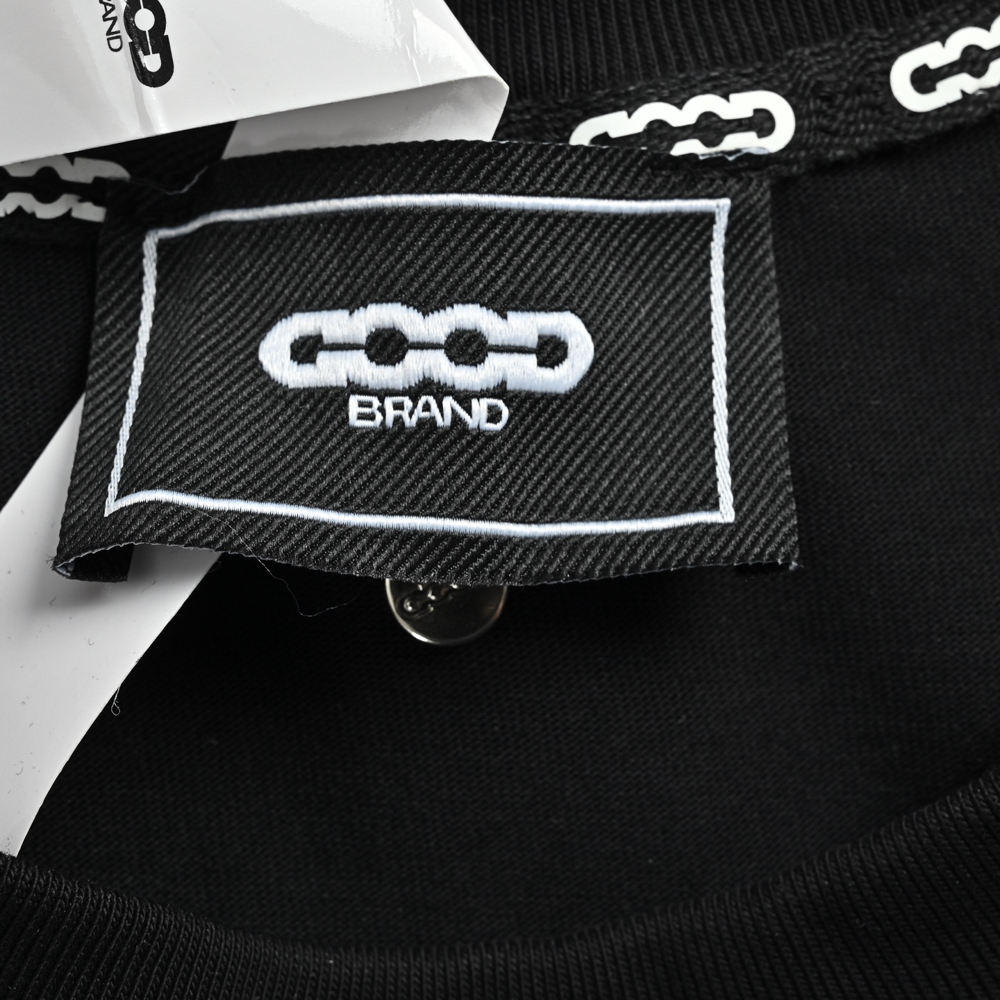 GOODBRAND 26ss 镶嵌宝石logo短袖 Colors 黑色 白色-Chinese UA Cheap High Quatity Brand Clothes Bags handbags Sneakers wholesale wholesaler seller from China Factory suppliers Fashion Clothing Shoes best Quality Beautiful Price GOODBRAND 26ss 镶嵌宝石logo短袖 Colors 黑色 白色