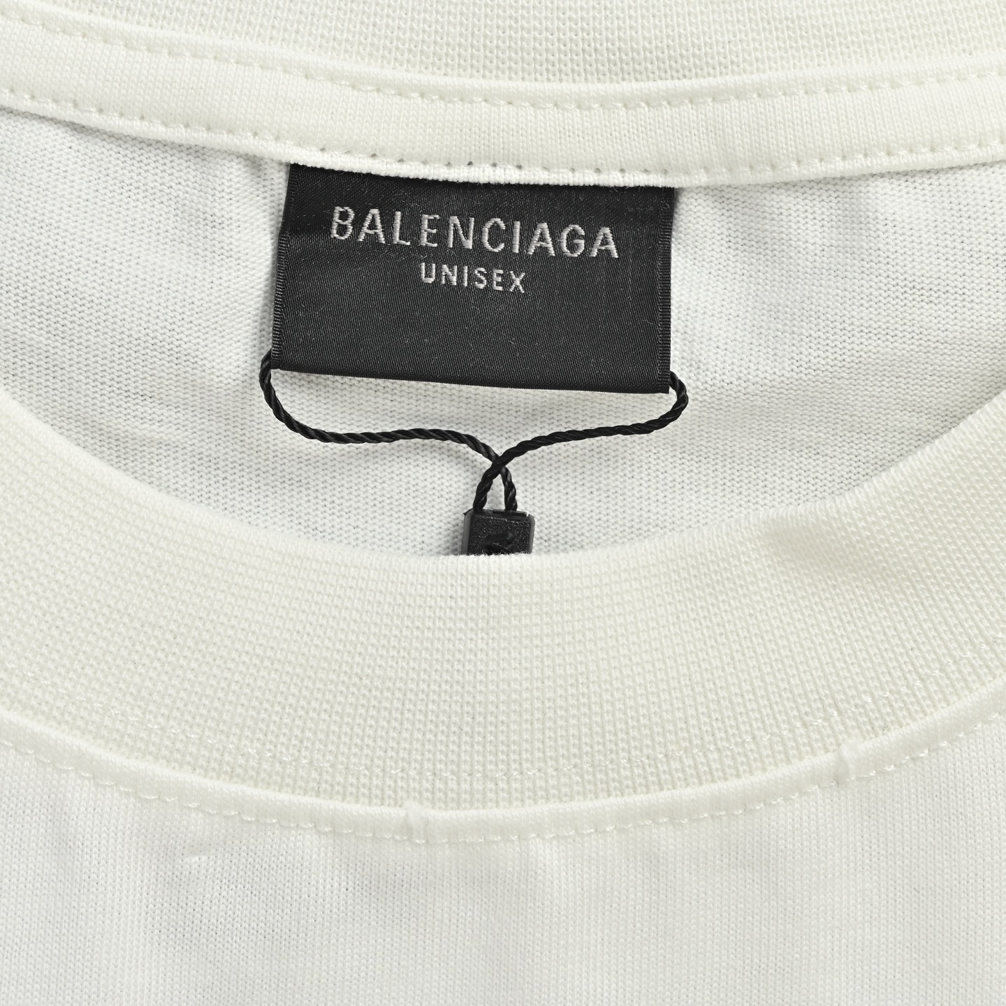 Balenciaga/巴黎世家24ss 表情包印花短袖 米白色黑色