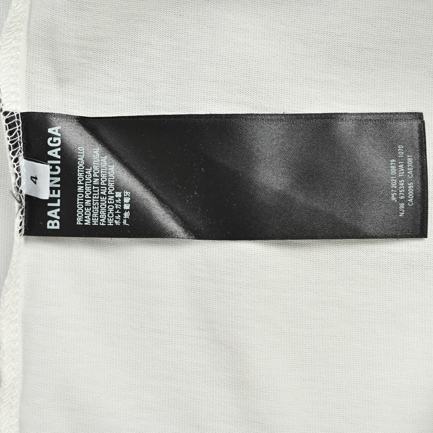 Balenciaga/巴黎世家 反光logo印花短袖 宽松版本短袖t恤-Chinese UA Cheap High Quatity Brand Clothes Bags handbags Sneakers wholesale wholesaler seller from China Factory suppliers Fashion Clothing Shoes best Quality Beautiful Price Balenciaga/巴黎世家 反光logo印花短袖 宽松版本短袖t恤